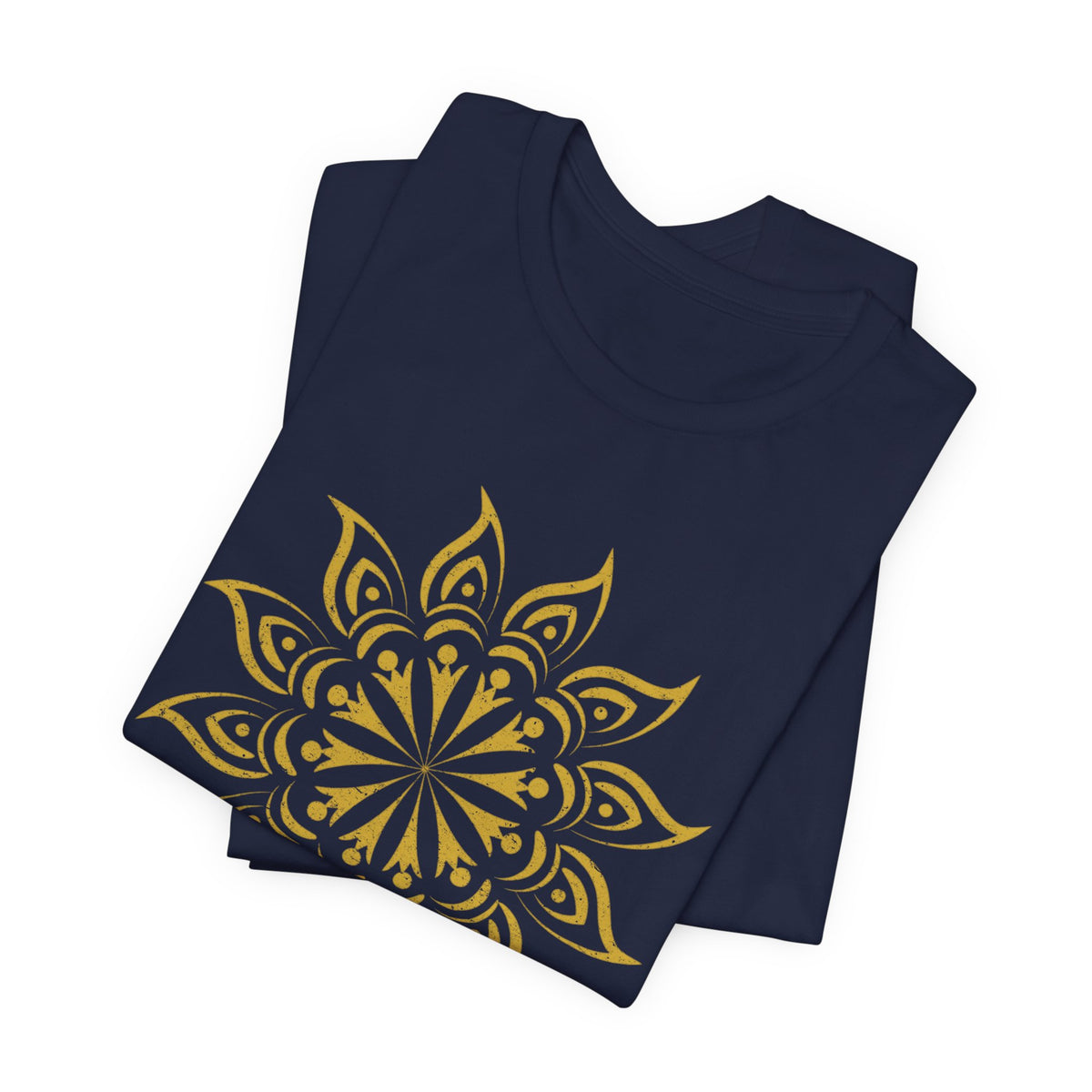Mandala 2 Distressed T-Shirt | Spiritual Mandala Shirt — Sacred Geometry Gift Tee