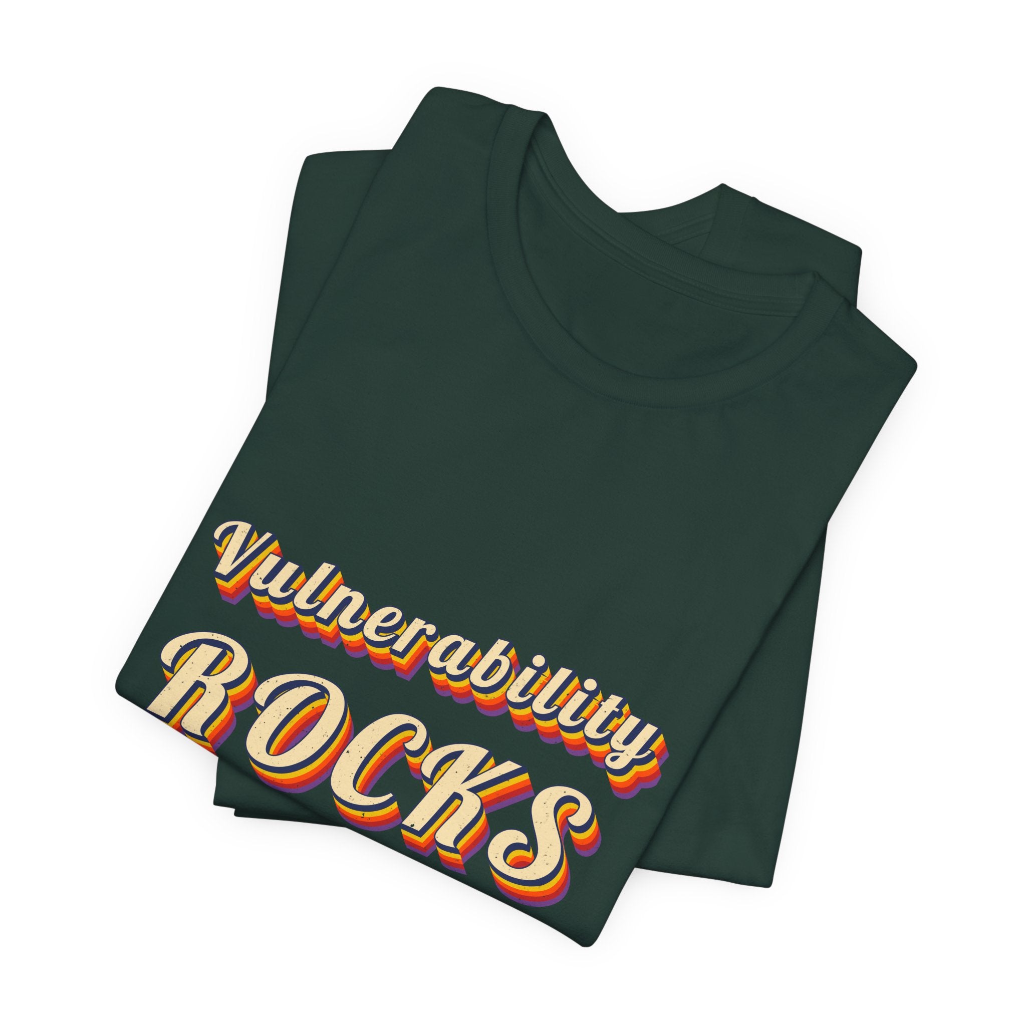 Vulnerability Rocks T-Shirt | Inspirational Shirt — Brene Brown Inspired Self Love Tee
