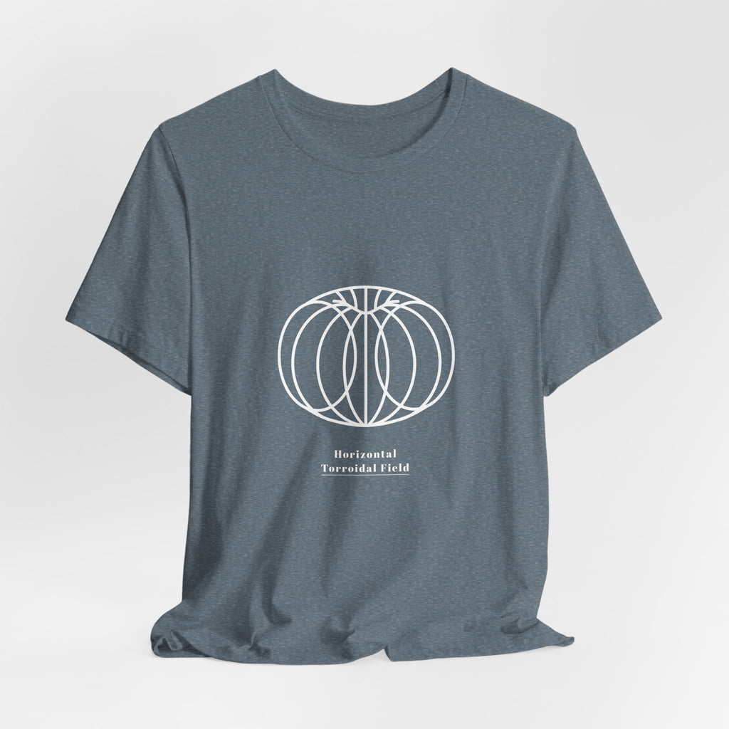 Toroidal Field Sacred Geometry T-Shirt | Energy Field Shirt — Universal Flow Spiritual Tee