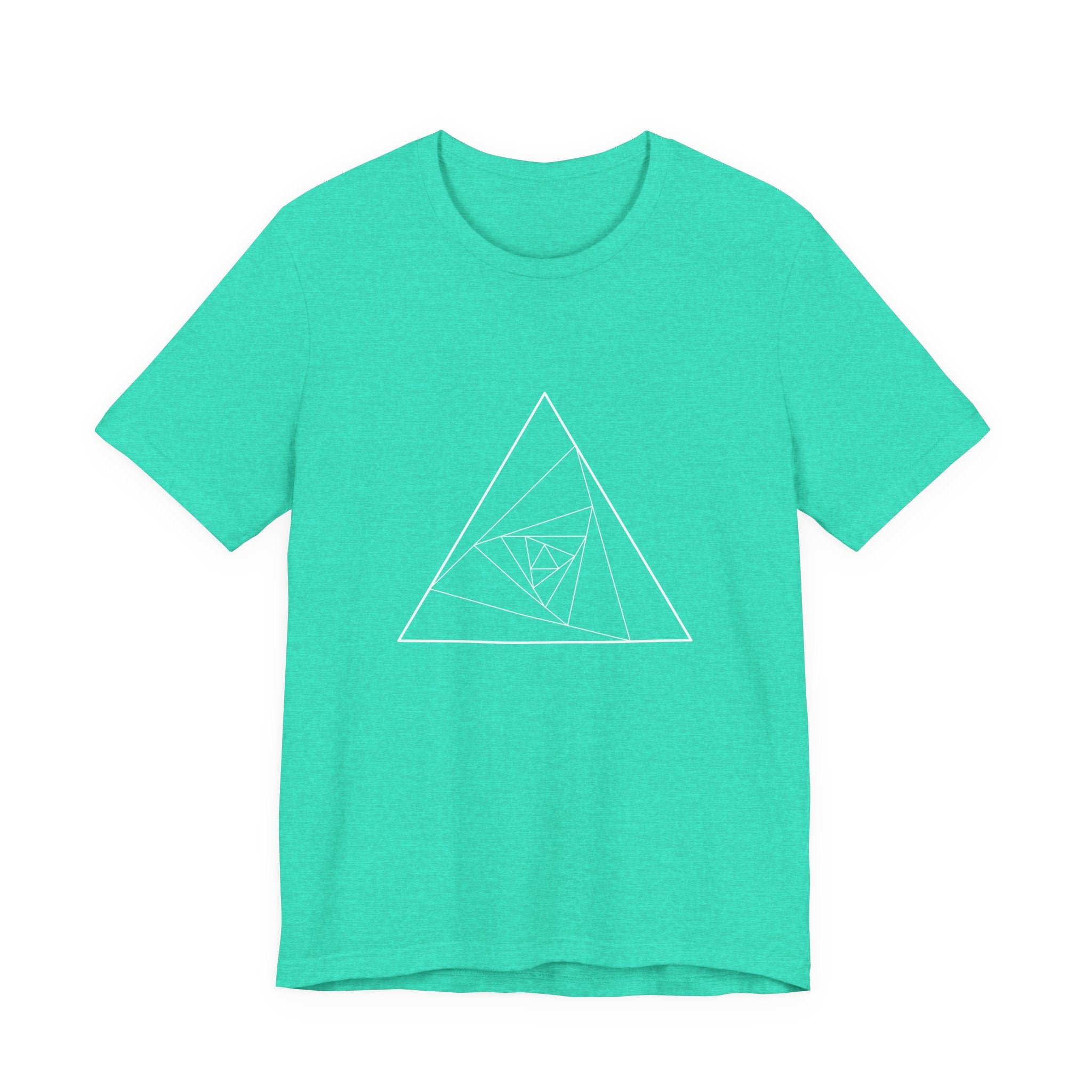 Spinning Triangles Sacred Geometry T-Shirt | Spiritual Shirt — Sacred Math Awakening Tee