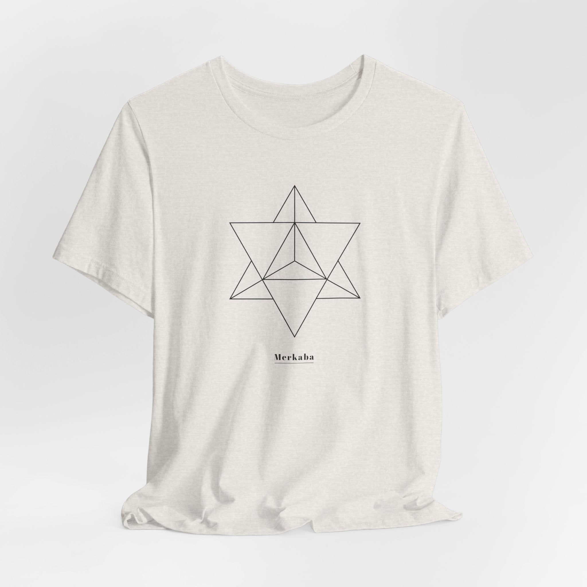 Merkaba Sacred Geometry T-Shirt | Spiritual Awakening Shirt — Metaphysical Gift for Yoga Meditation