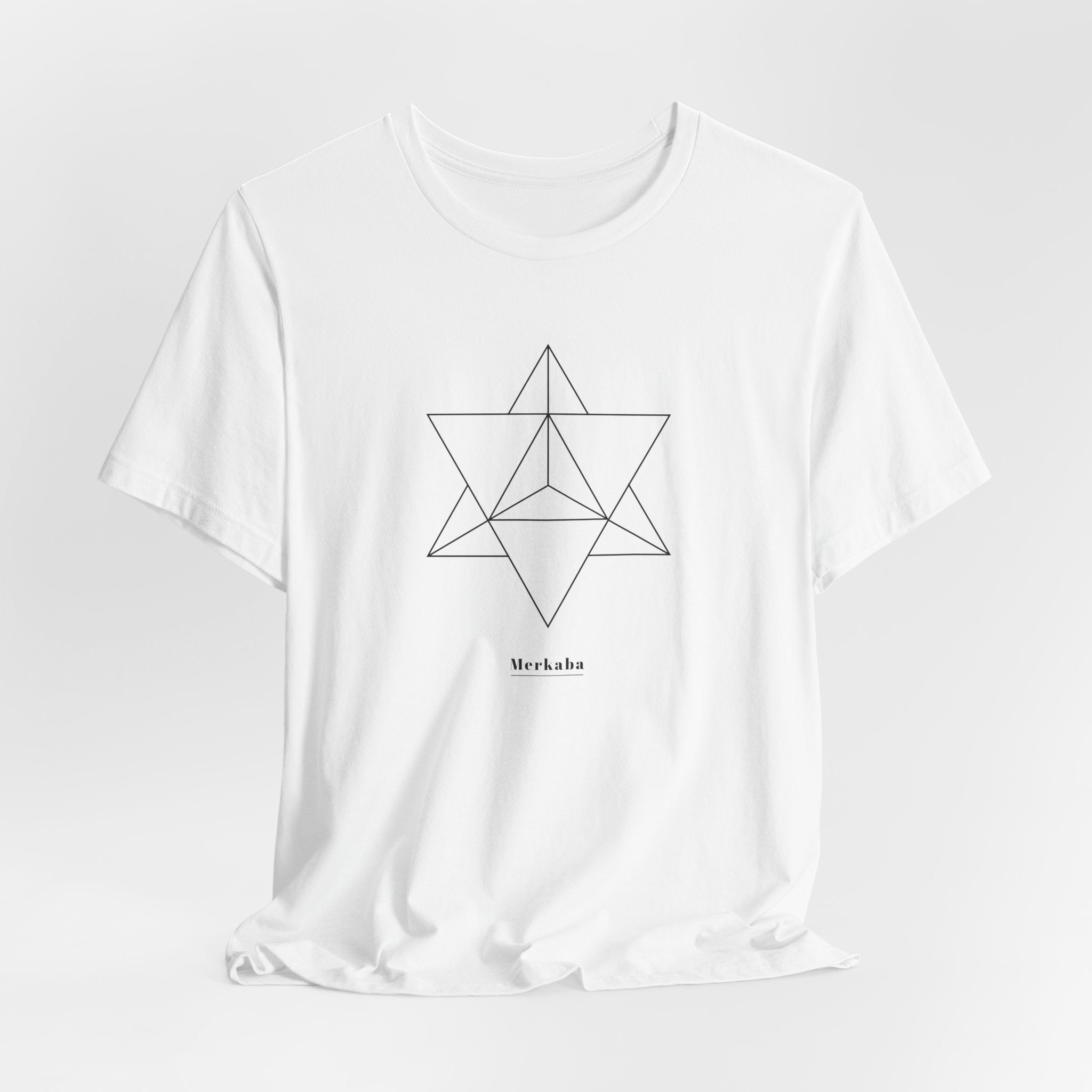 Merkaba Sacred Geometry T-Shirt | Spiritual Awakening Shirt — Metaphysical Gift for Yoga Meditation