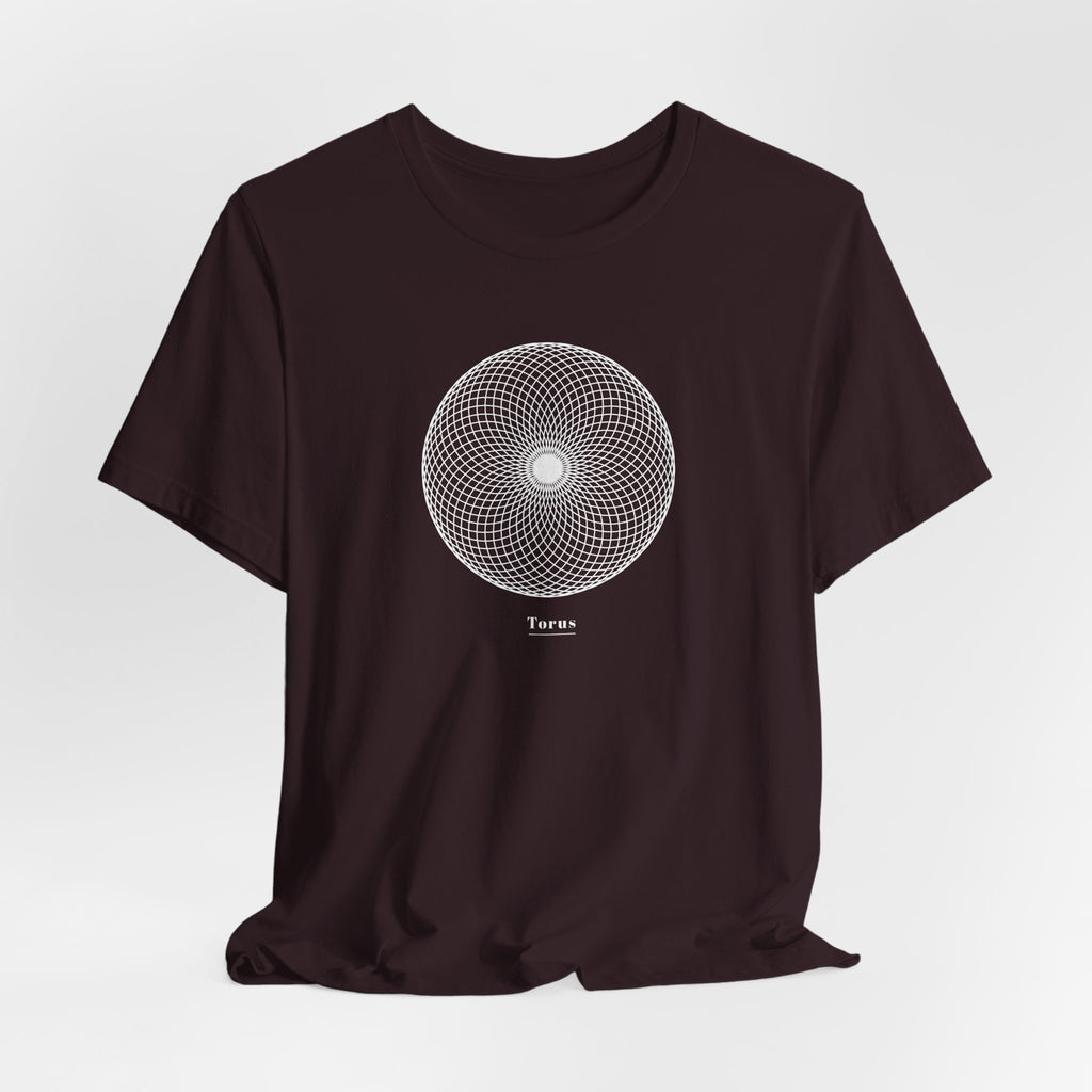 Torus Sacred Geometry T-Shirt | Energy Field Shirt — Spiritual Physics Tee Toroidal Flow