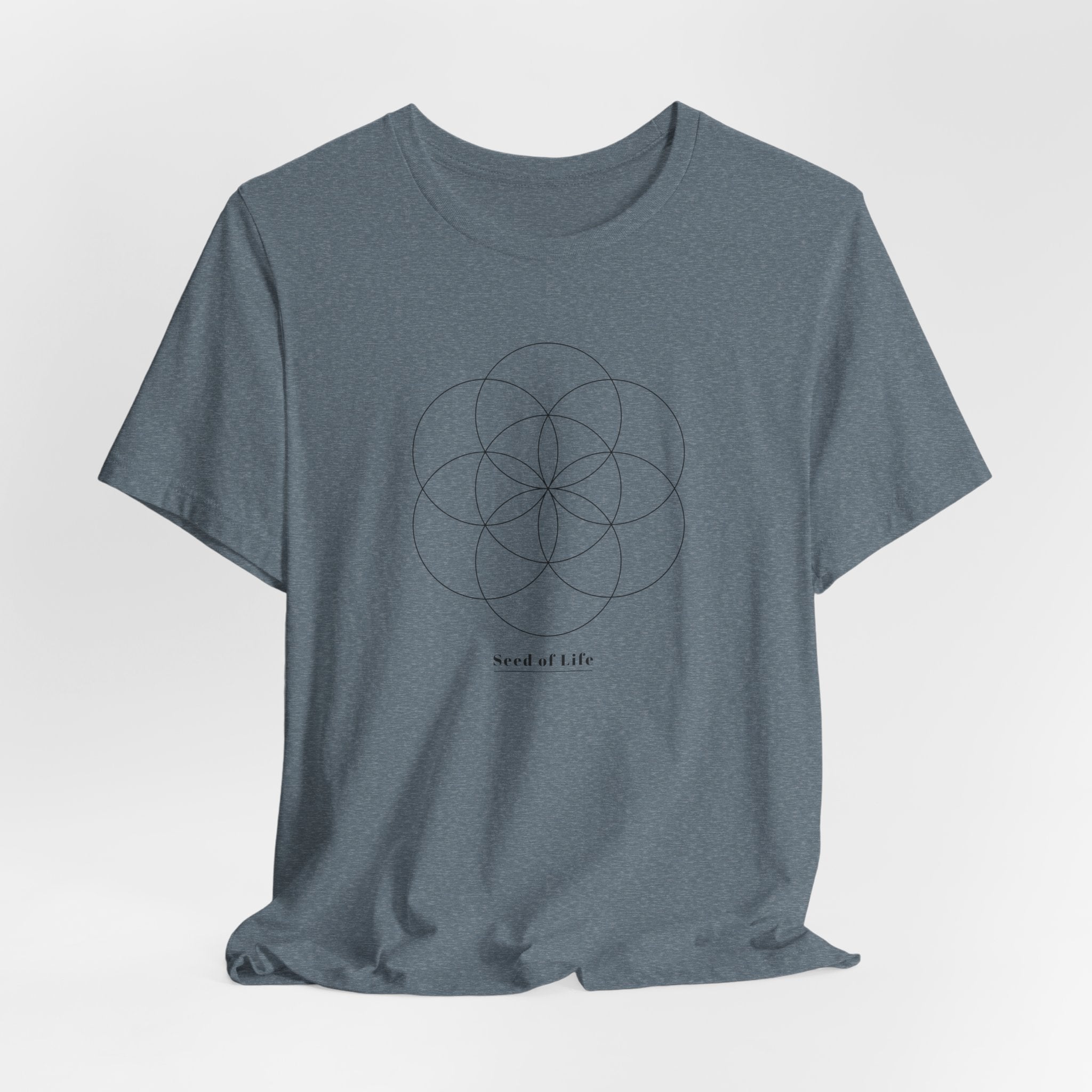 Seed of Life Sacred Geometry T-Shirt | Creation Symbol Shirt — Spiritual Gift Flower of Life Tee