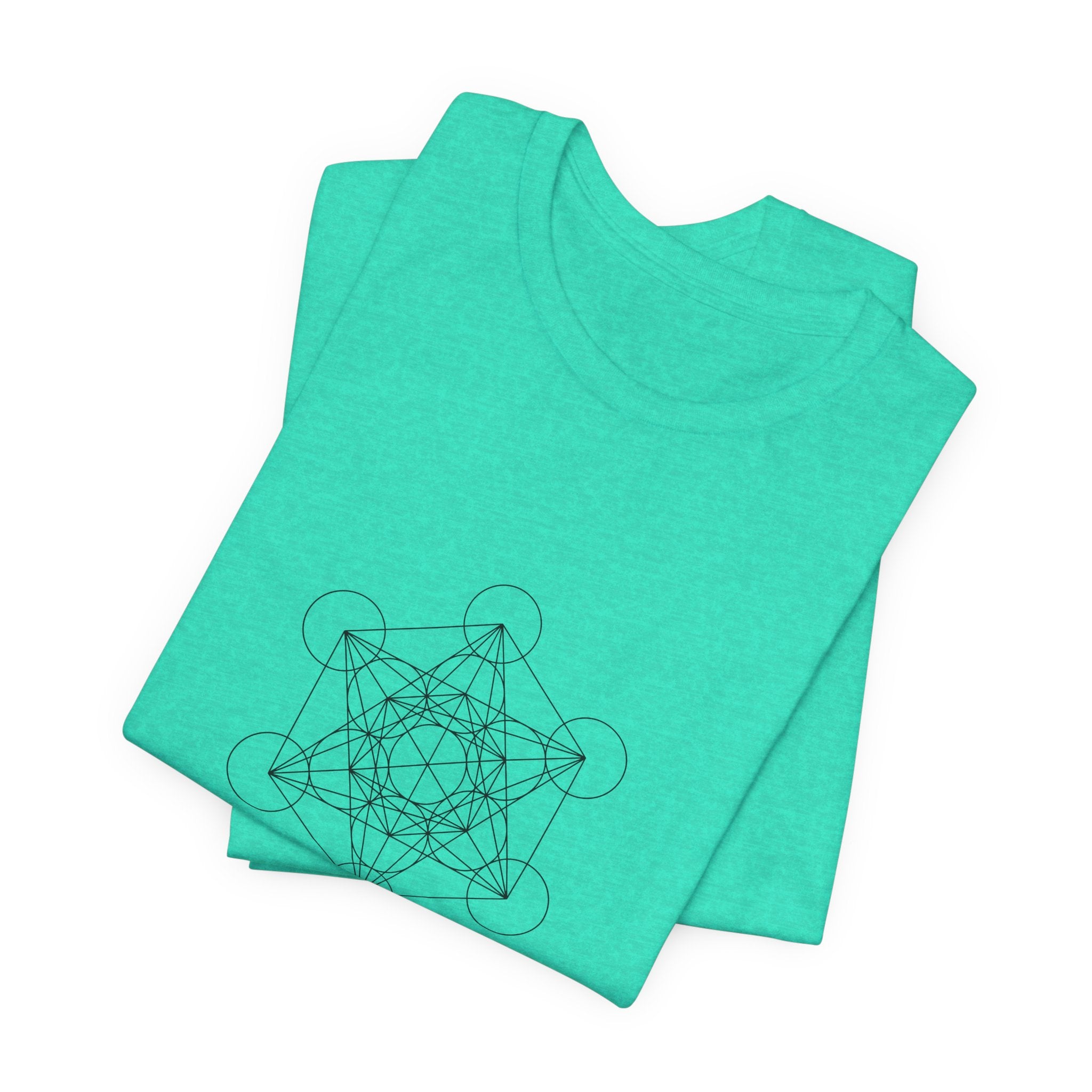 Metatron's Cube Sacred Geometry T-Shirt | Spiritual Shirt — Sacred Math Gift Archangel Tee