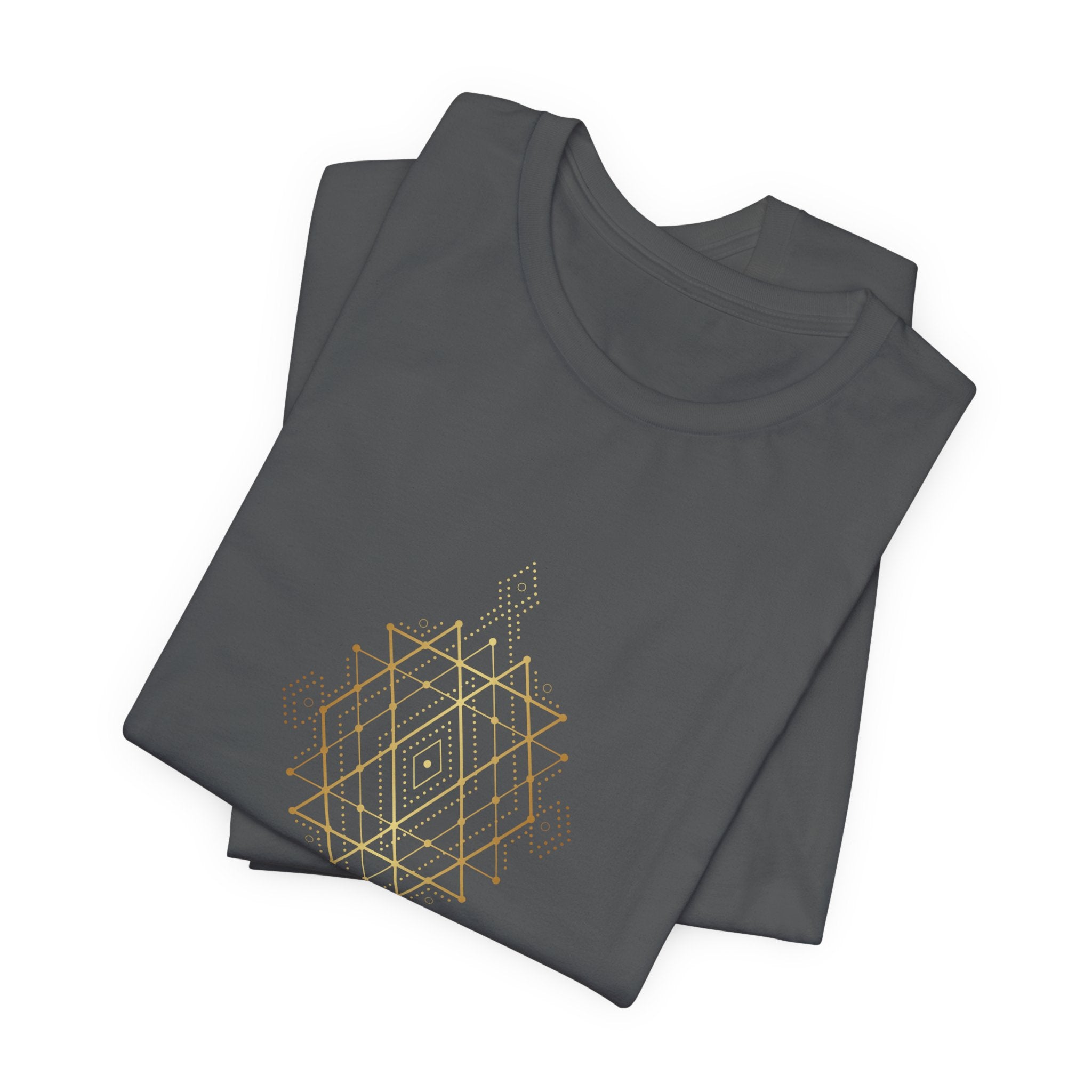 Intersecting Triangles Sacred Geometry T-Shirt | Spiritual Shirt — Sacred Math Cosmic Tee