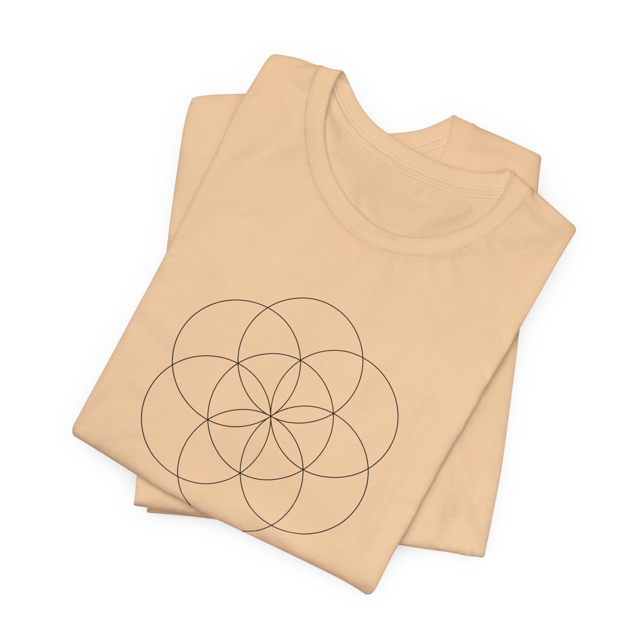 Seed of Life Sacred Geometry T-Shirt | Creation Symbol Shirt — Spiritual Gift Flower of Life Tee