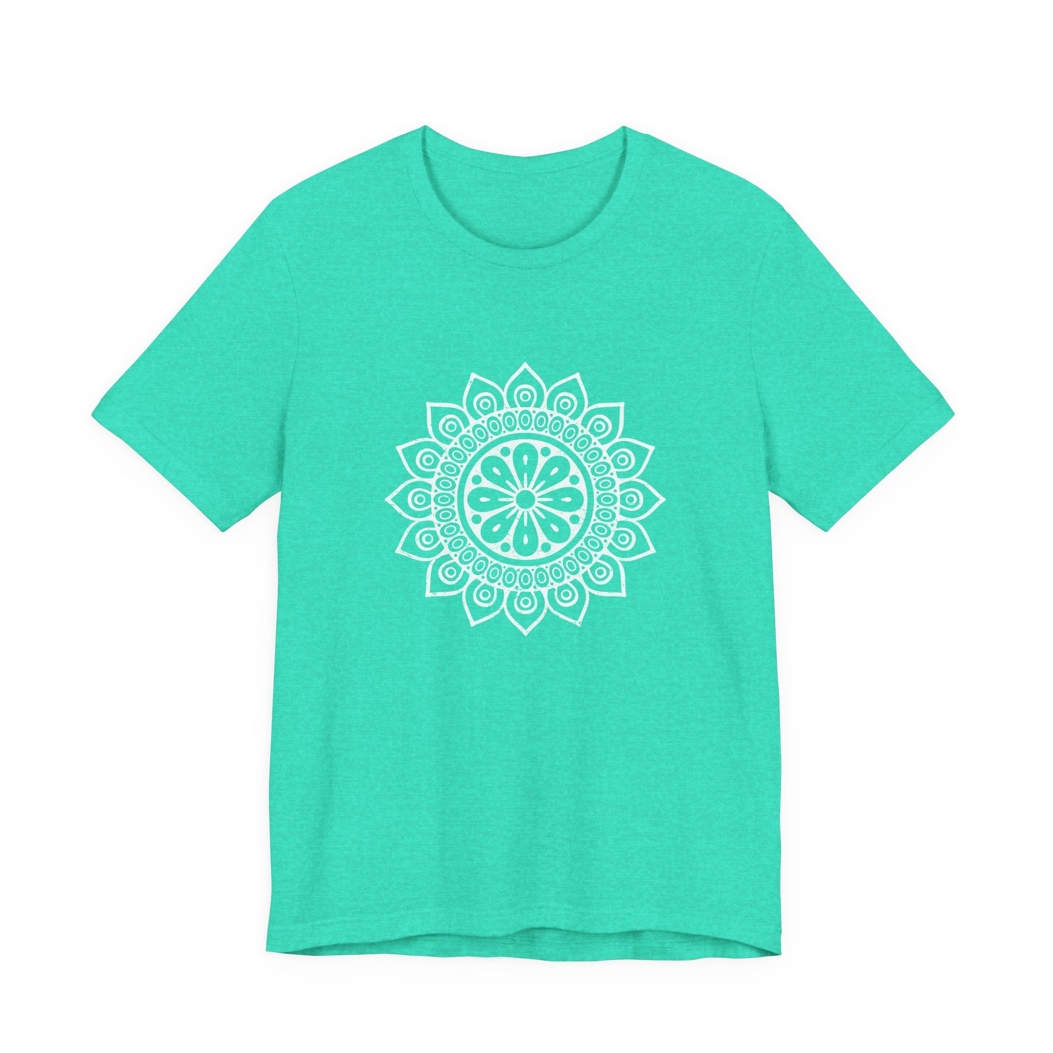 Mandala 8 Distressed T-Shirt | Spiritual Mandala Shirt — Sacred Geometry Gift Tee