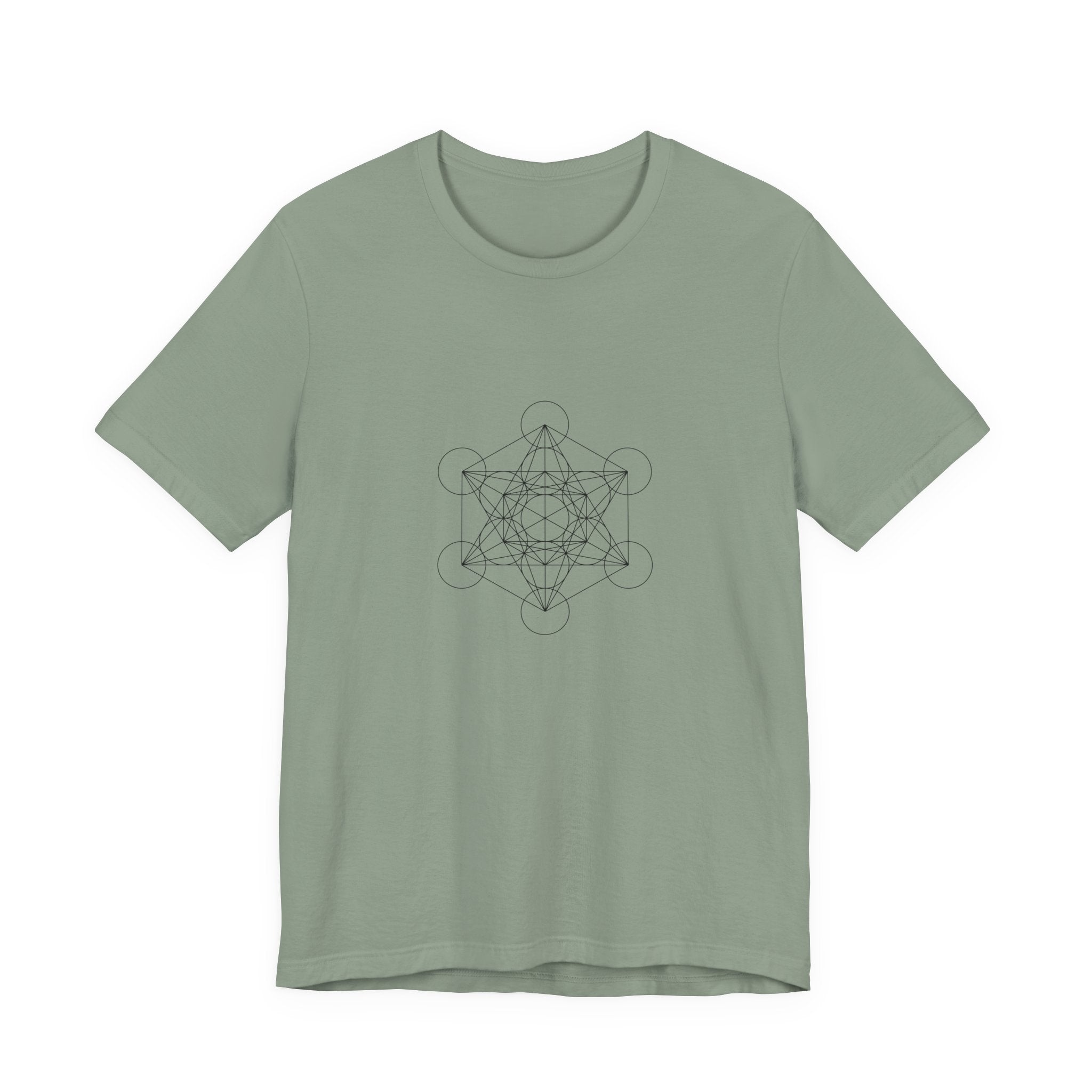 Metatron's Cube Sacred Geometry T-Shirt | Spiritual Shirt — Sacred Math Gift Archangel Tee