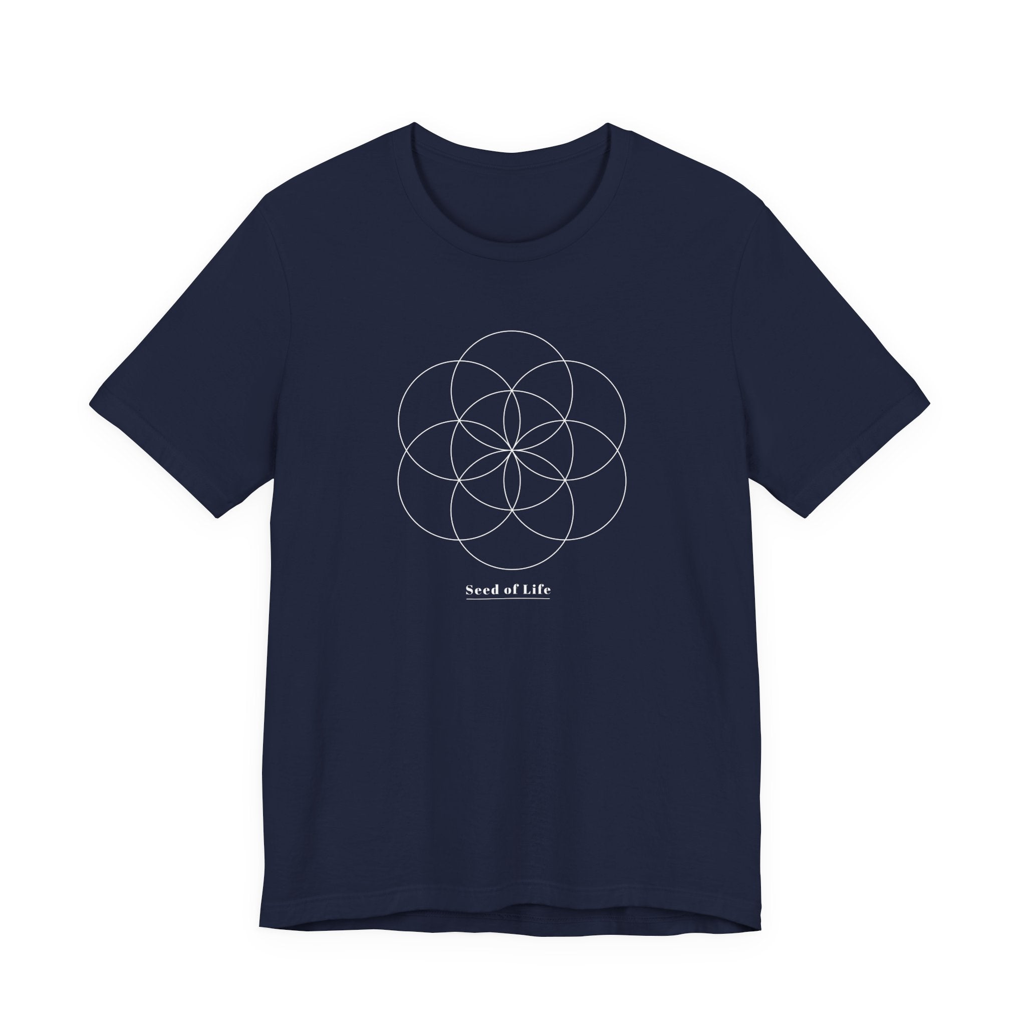 Seed of Life Sacred Geometry T-Shirt | Creation Symbol Shirt — Spiritual Gift Flower of Life Tee