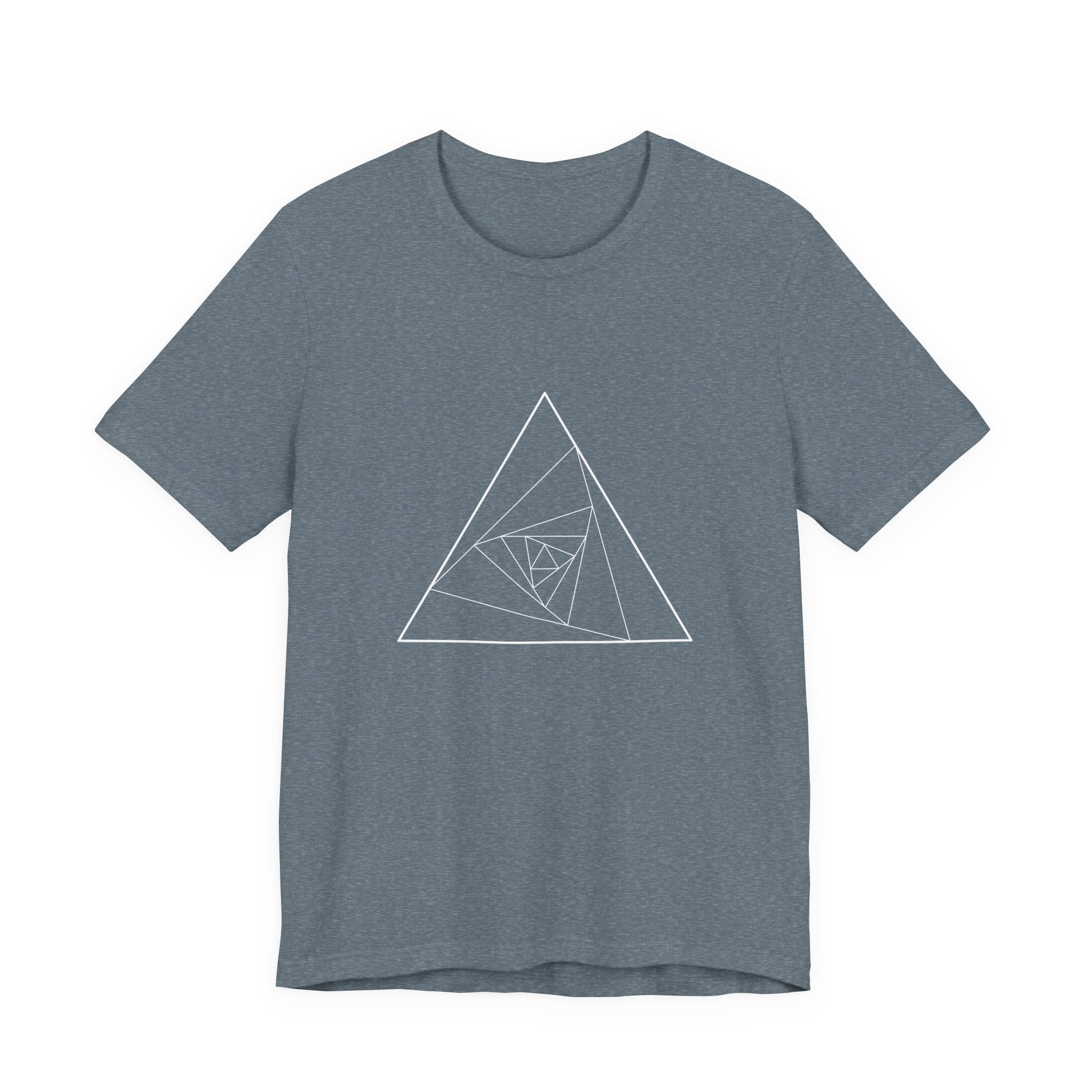Spinning Triangles Sacred Geometry T-Shirt | Spiritual Shirt — Sacred Math Awakening Tee