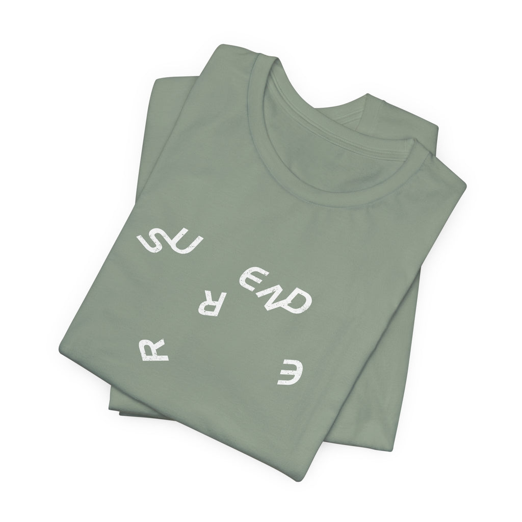 Surrender T-Shirt | Spiritual Shirt — Let Go Trust the Universe Mindfulness Gift Tee