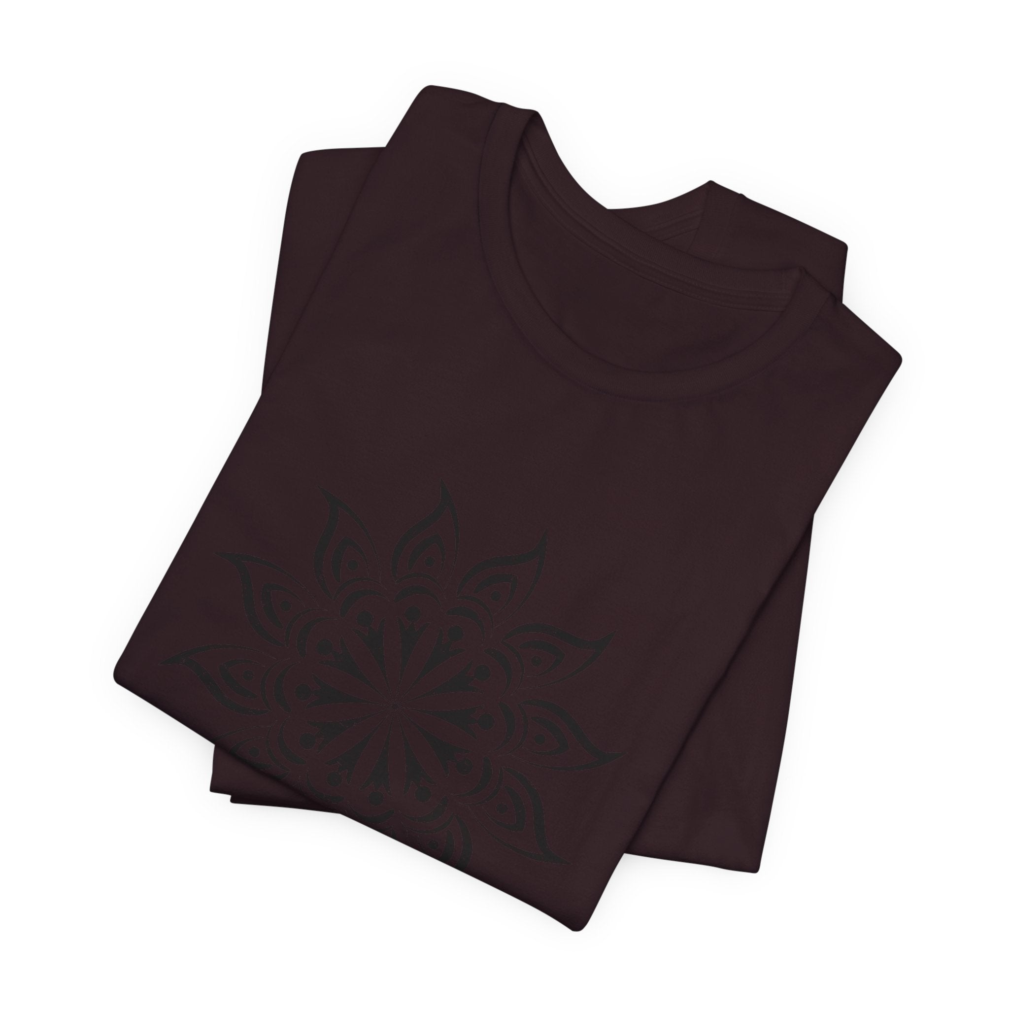 Mandala 2 Distressed T-Shirt | Spiritual Mandala Shirt — Sacred Geometry Gift Tee