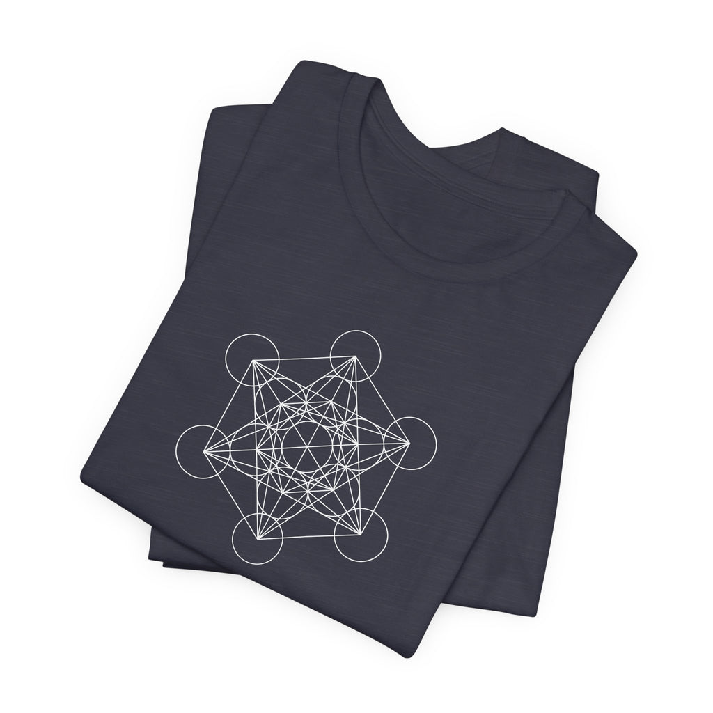 Metatron's Cube Sacred Geometry T-Shirt | Spiritual Shirt — Sacred Math Gift Archangel Tee