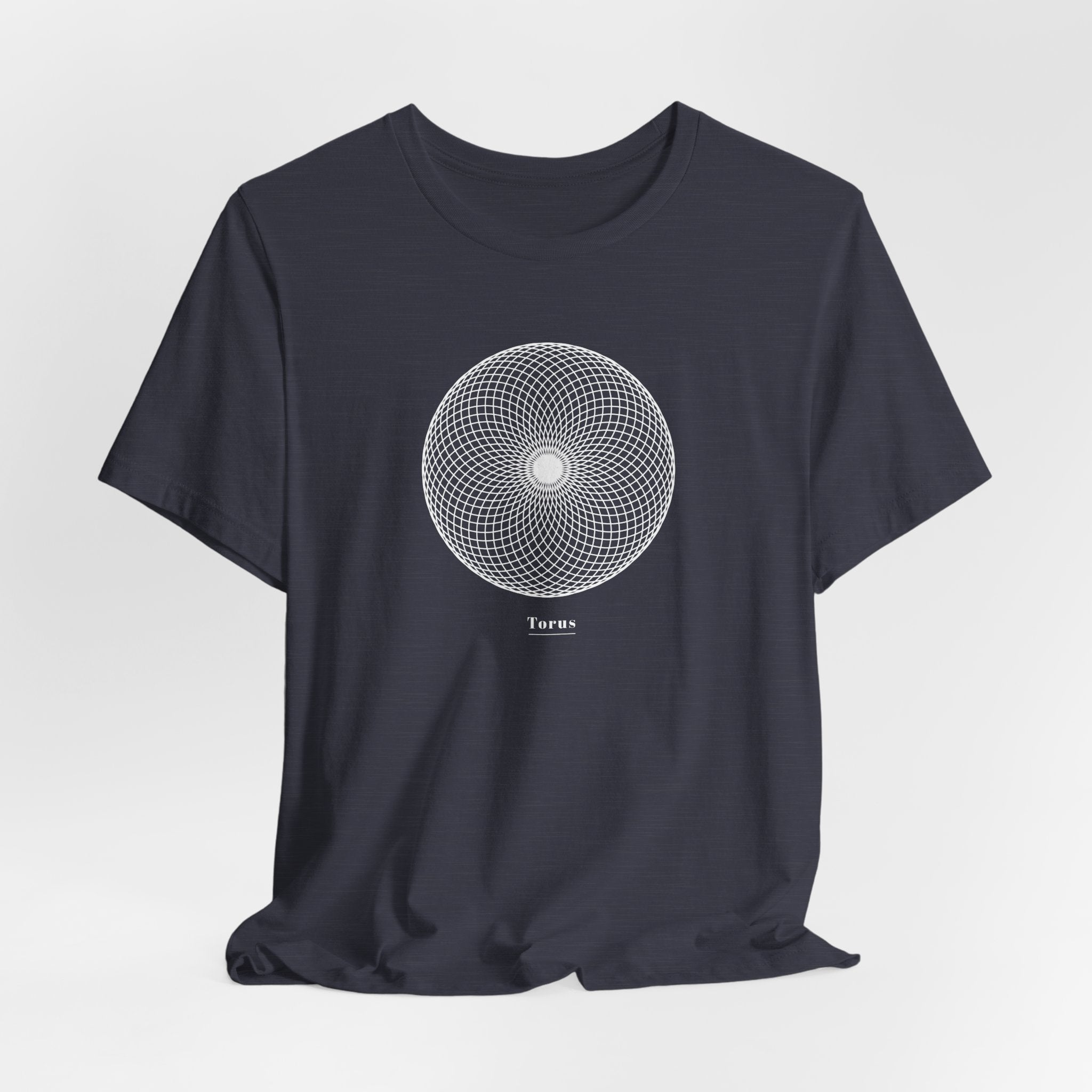 Torus Sacred Geometry T-Shirt | Energy Field Shirt — Spiritual Physics Tee Toroidal Flow