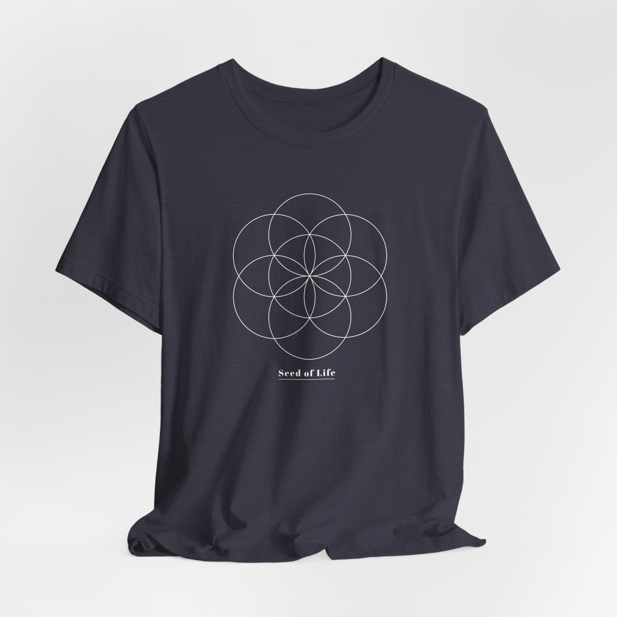 Seed of Life Sacred Geometry T-Shirt | Creation Symbol Shirt — Spiritual Gift Flower of Life Tee