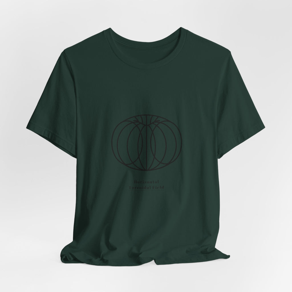 Toroidal Field Sacred Geometry T-Shirt | Energy Field Shirt — Universal Flow Spiritual Tee