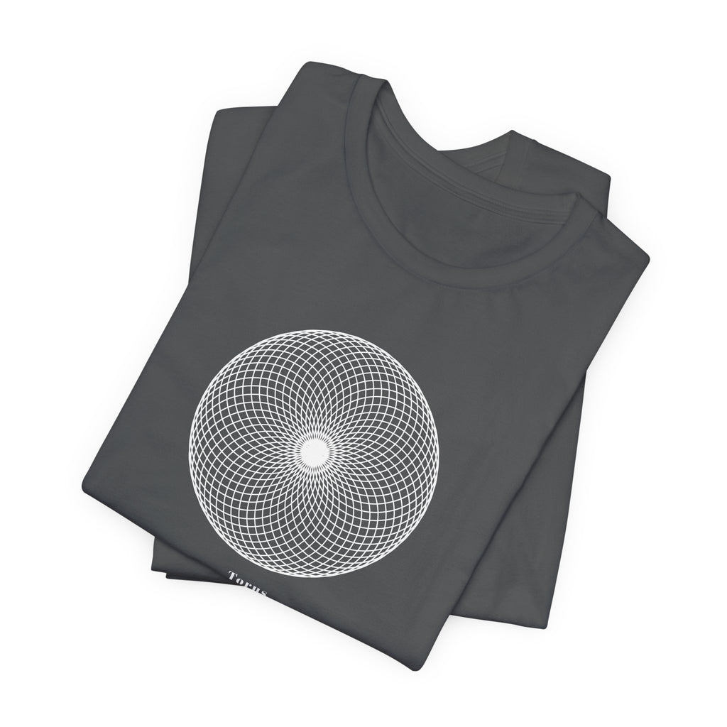 Torus Sacred Geometry T-Shirt | Energy Field Shirt — Spiritual Physics Tee Toroidal Flow