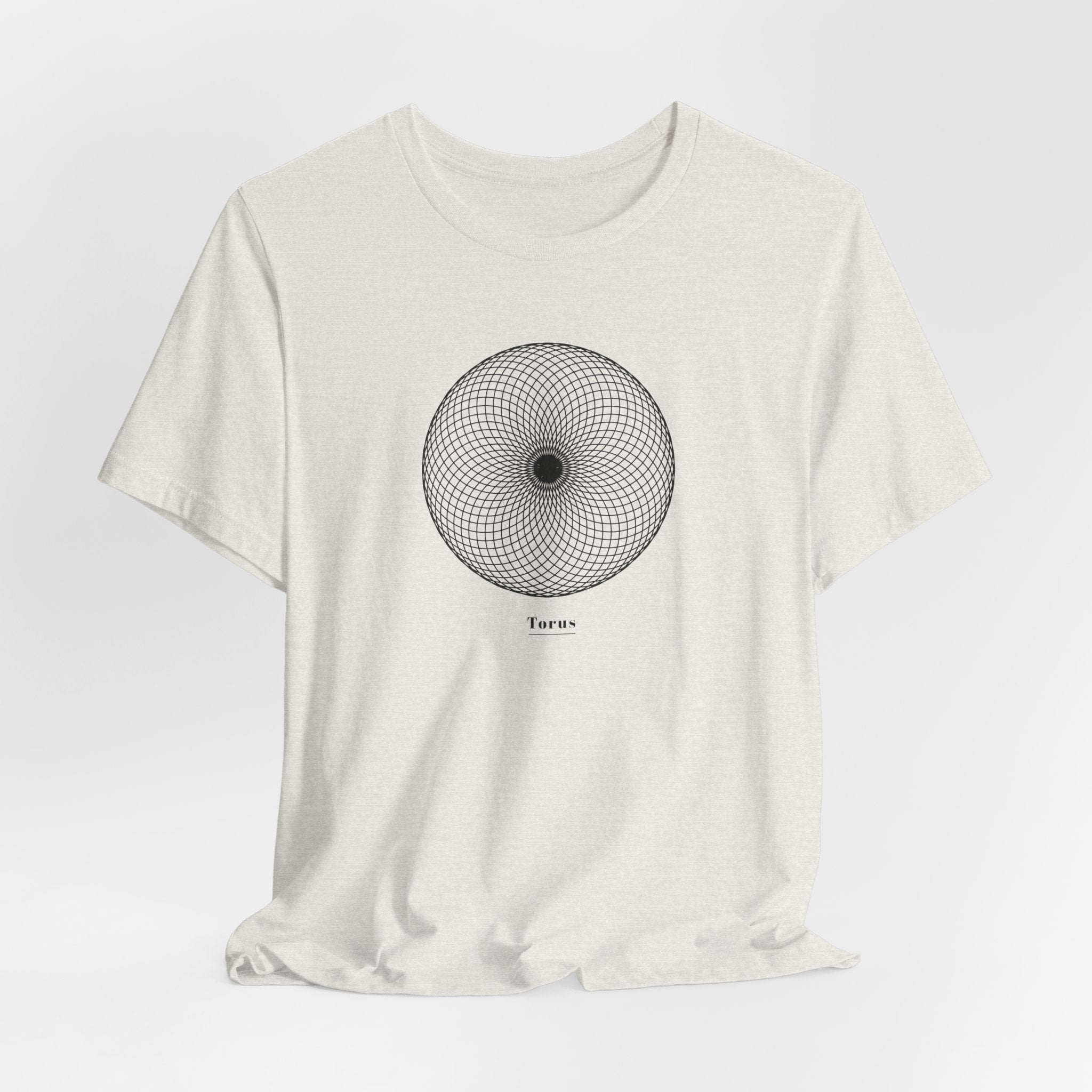 Torus Sacred Geometry T-Shirt | Energy Field Shirt — Spiritual Physics Tee Toroidal Flow