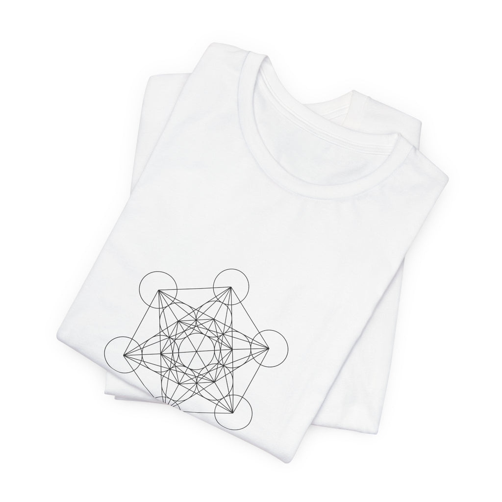 Metatron's Cube Sacred Geometry T-Shirt | Spiritual Shirt — Sacred Math Gift Archangel Tee