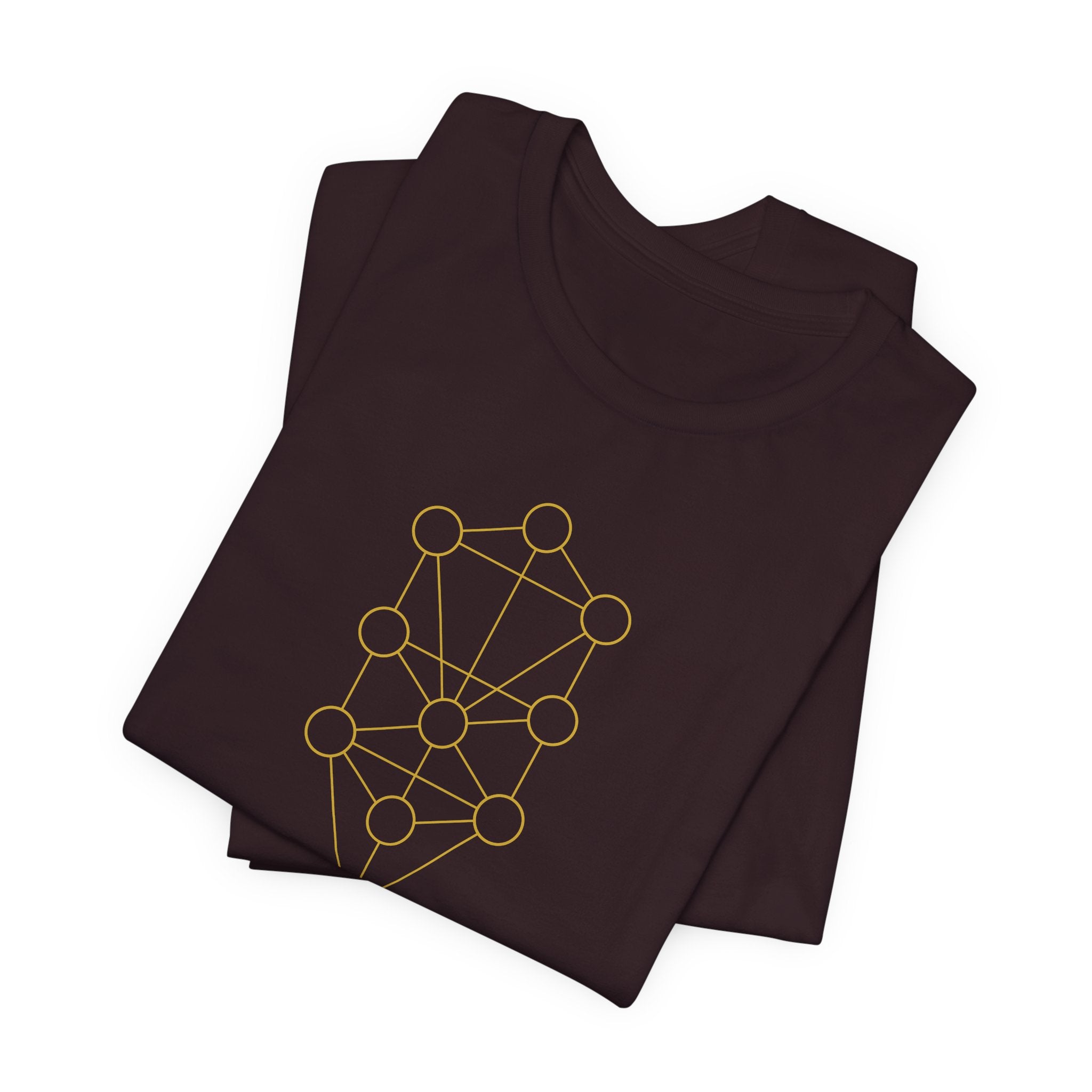 Tree of Life Gold Series T-Shirt | Premium Sacred Geometry Shirt — Gold Ink Spiritual Nature Tee