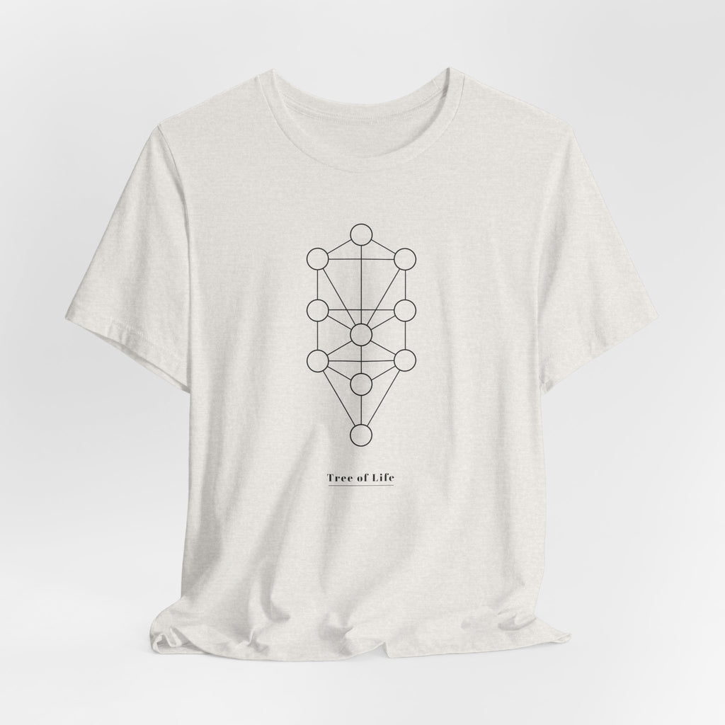 Tree of Life Sacred Geometry T-Shirt | Spiritual Nature Shirt — Mindfulness Gift Yoga Tee
