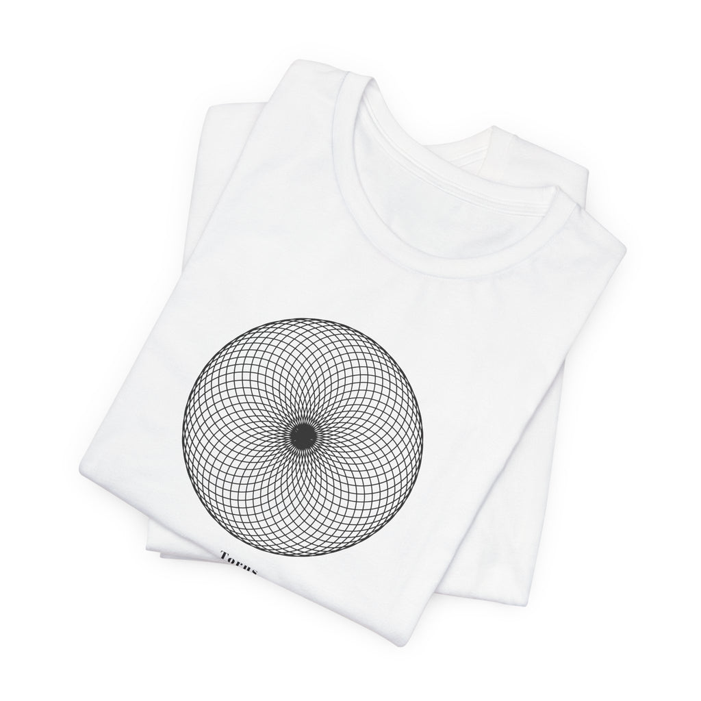 Torus Sacred Geometry T-Shirt | Energy Field Shirt — Spiritual Physics Tee Toroidal Flow