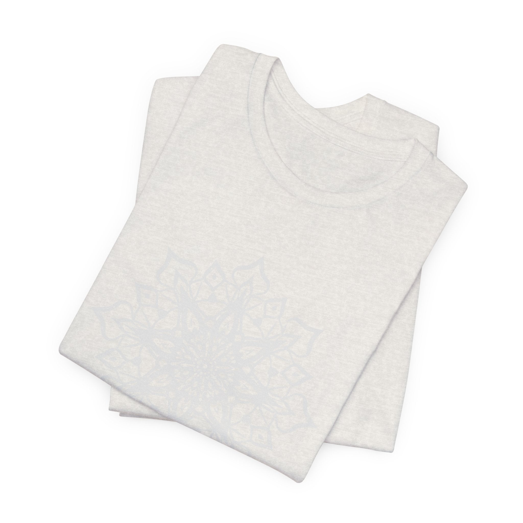 Mandala 1 Distressed T-Shirt | Spiritual Mandala Shirt — Sacred Geometry Gift Tee