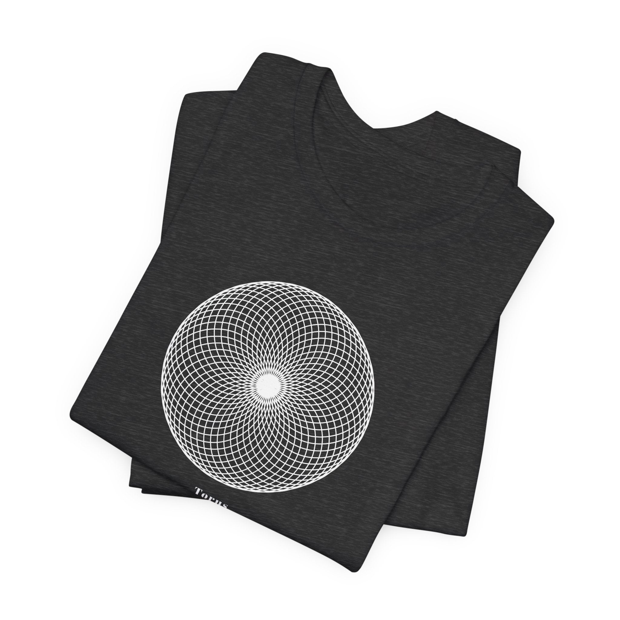 Torus Sacred Geometry T-Shirt | Energy Field Shirt — Spiritual Physics Tee Toroidal Flow