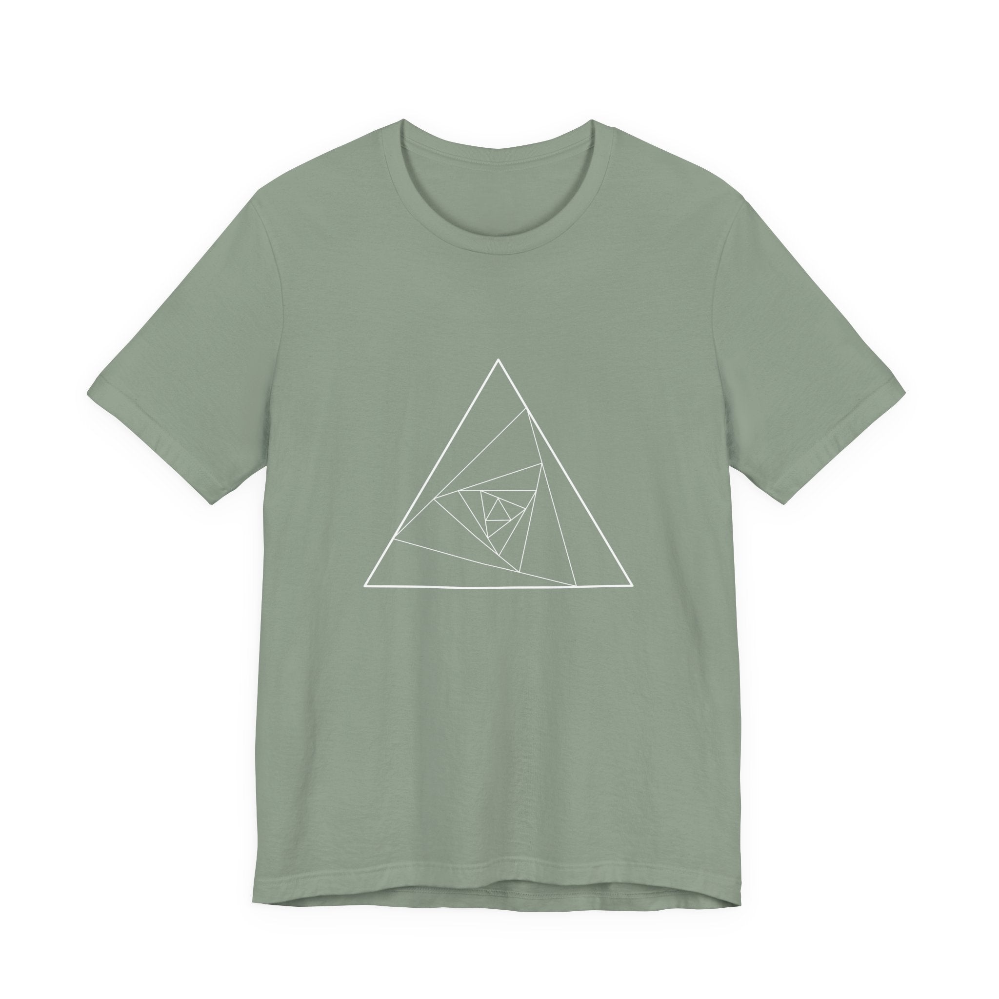 Spinning Triangles Sacred Geometry T-Shirt | Spiritual Shirt — Sacred Math Awakening Tee