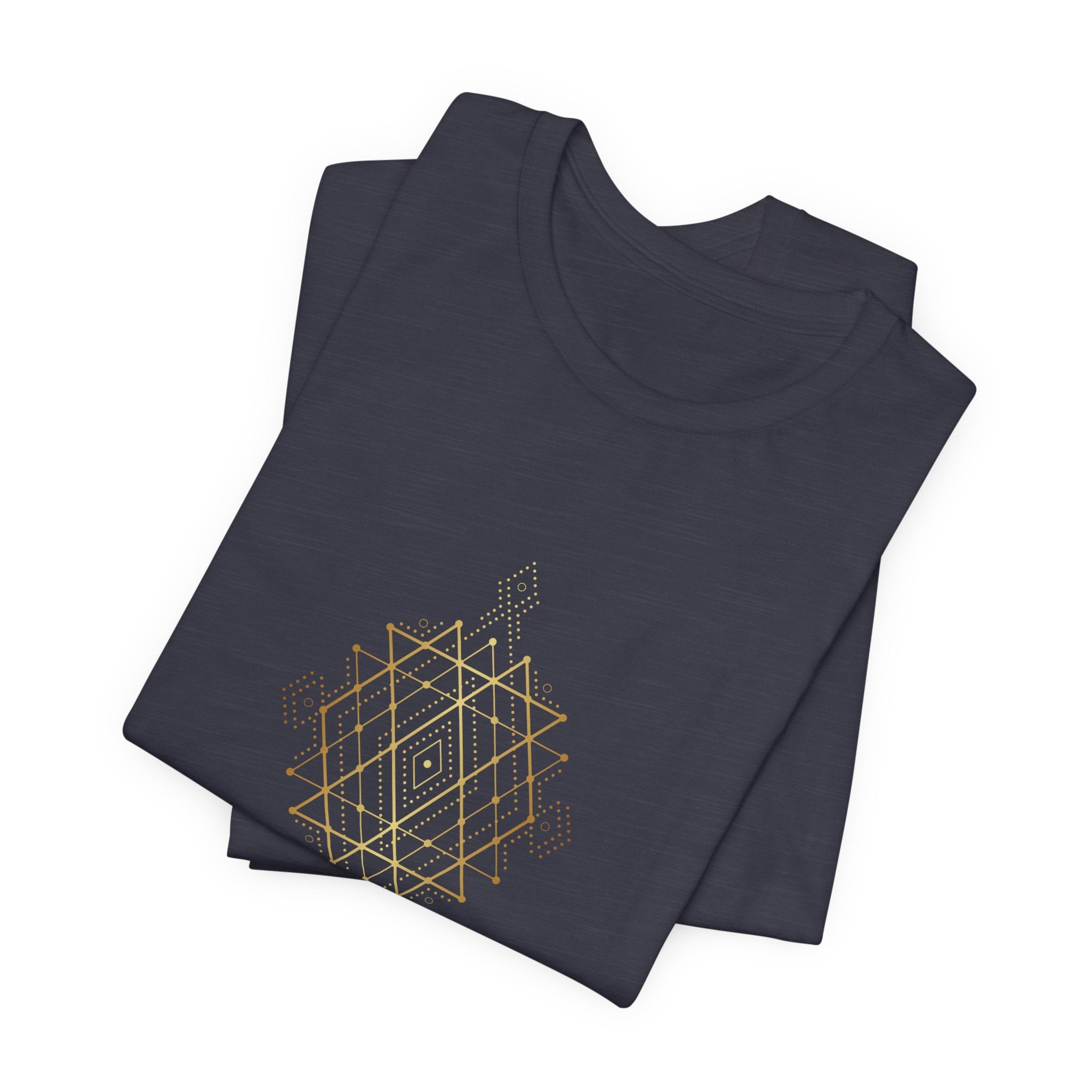 Intersecting Triangles Sacred Geometry T-Shirt | Spiritual Shirt — Sacred Math Cosmic Tee