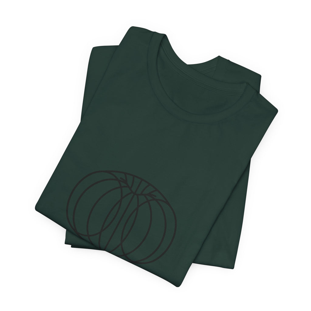Toroidal Field Sacred Geometry T-Shirt | Energy Field Shirt — Universal Flow Spiritual Tee