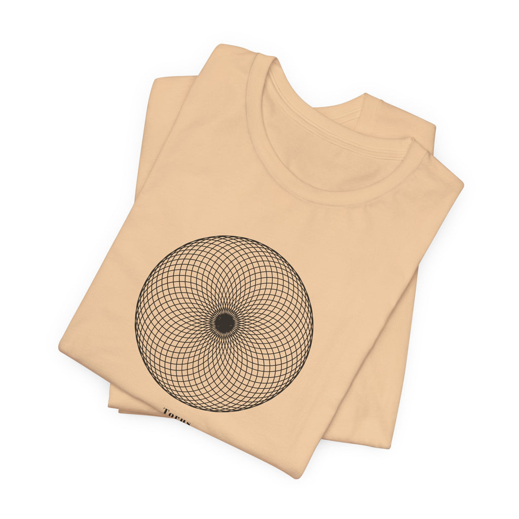 Torus Sacred Geometry T-Shirt | Energy Field Shirt — Spiritual Physics Tee Toroidal Flow