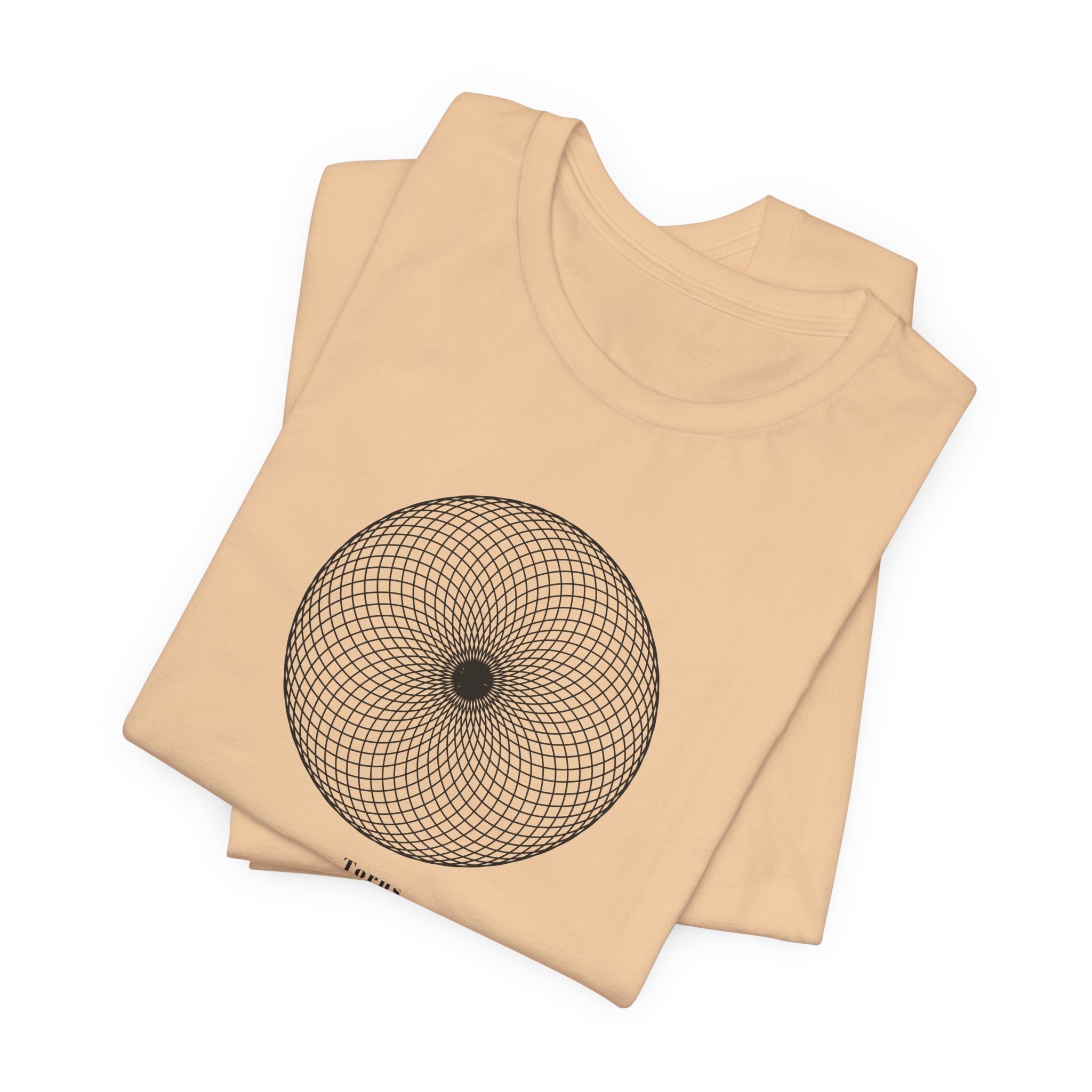 Torus Sacred Geometry T-Shirt | Energy Field Shirt — Spiritual Physics Tee Toroidal Flow