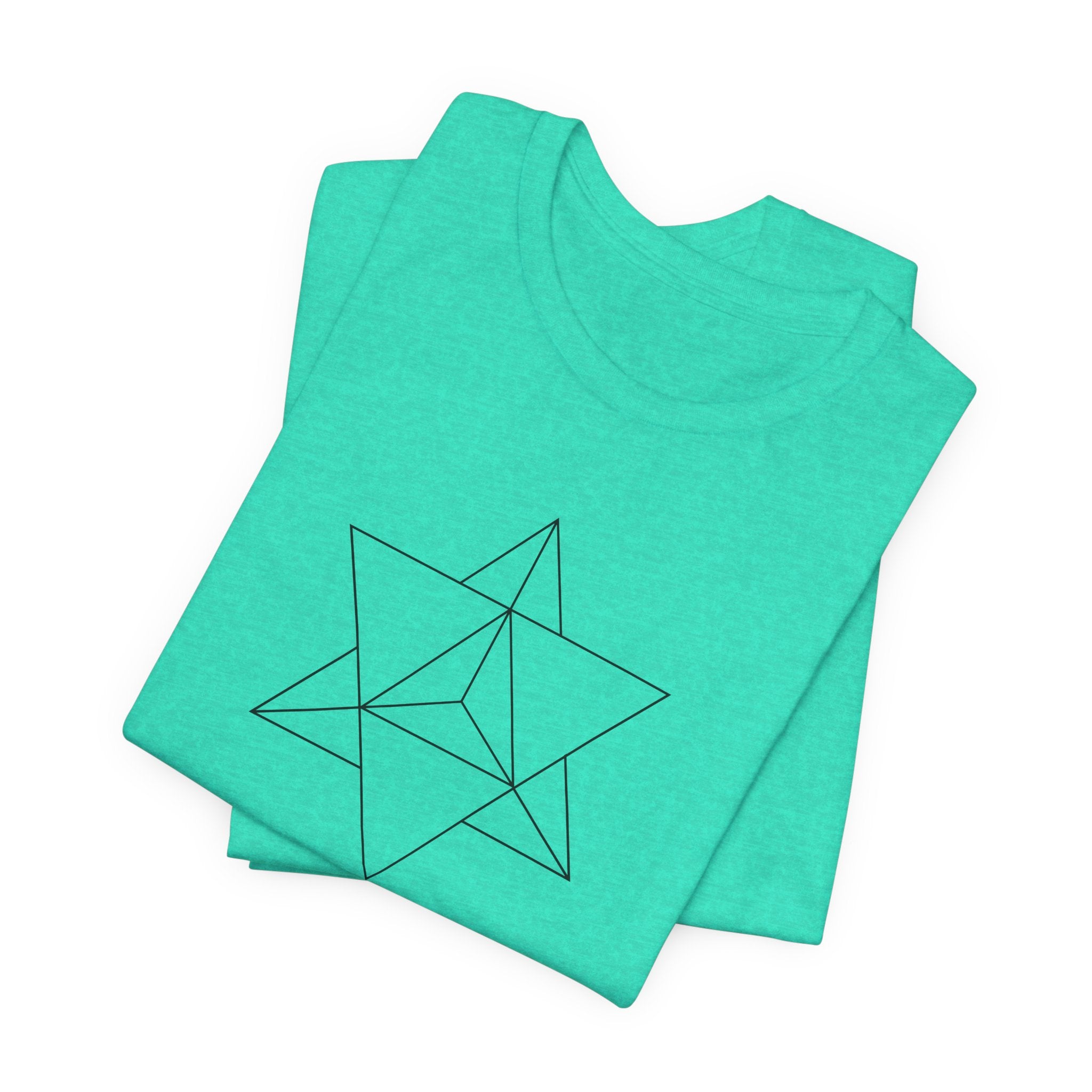 Merkaba Sacred Geometry T-Shirt | Spiritual Awakening Shirt — Metaphysical Gift for Yoga Meditation