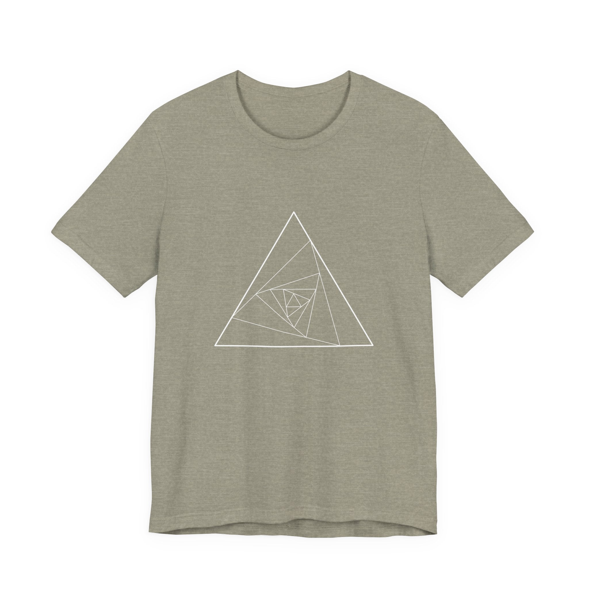 Spinning Triangles Sacred Geometry T-Shirt | Spiritual Shirt — Sacred Math Awakening Tee