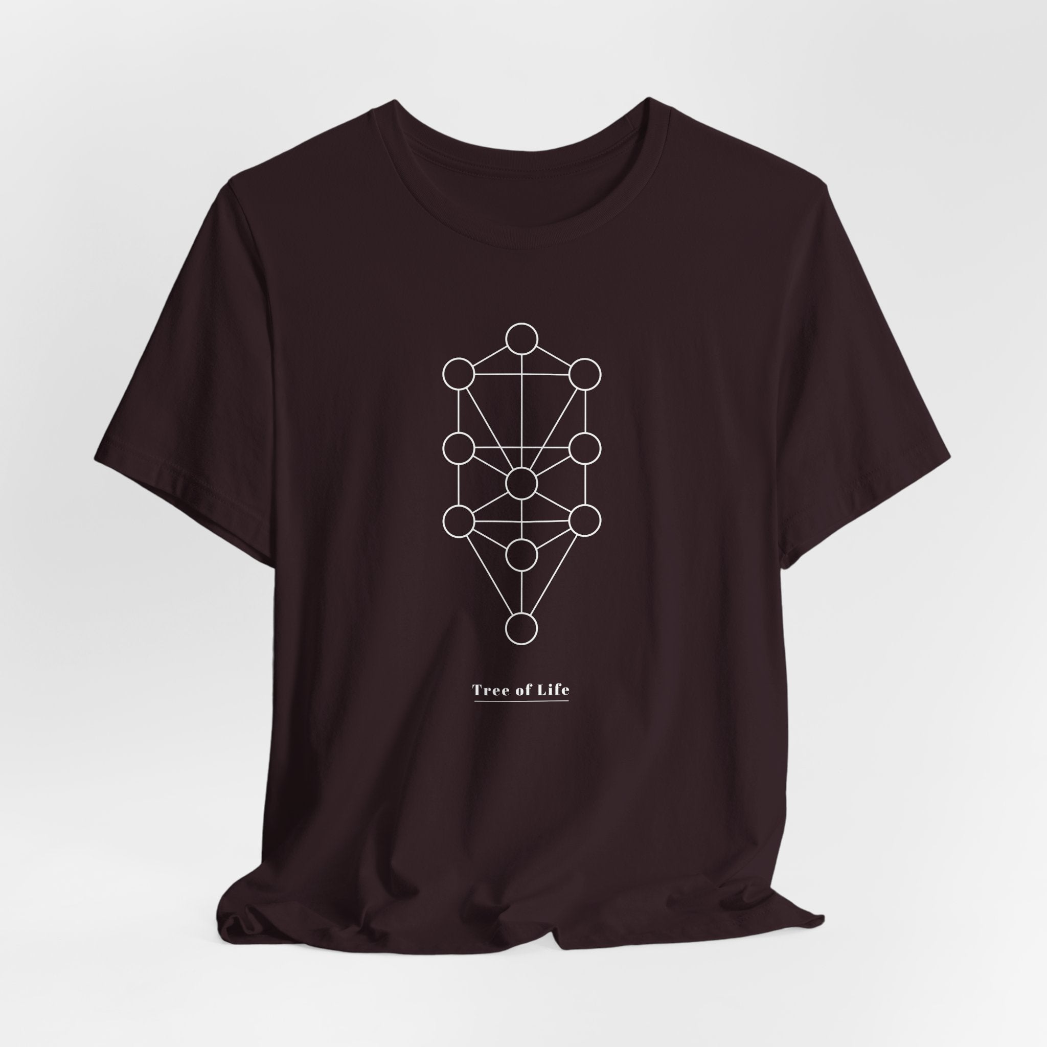 Tree of Life Sacred Geometry T-Shirt | Spiritual Nature Shirt — Mindfulness Gift Yoga Tee