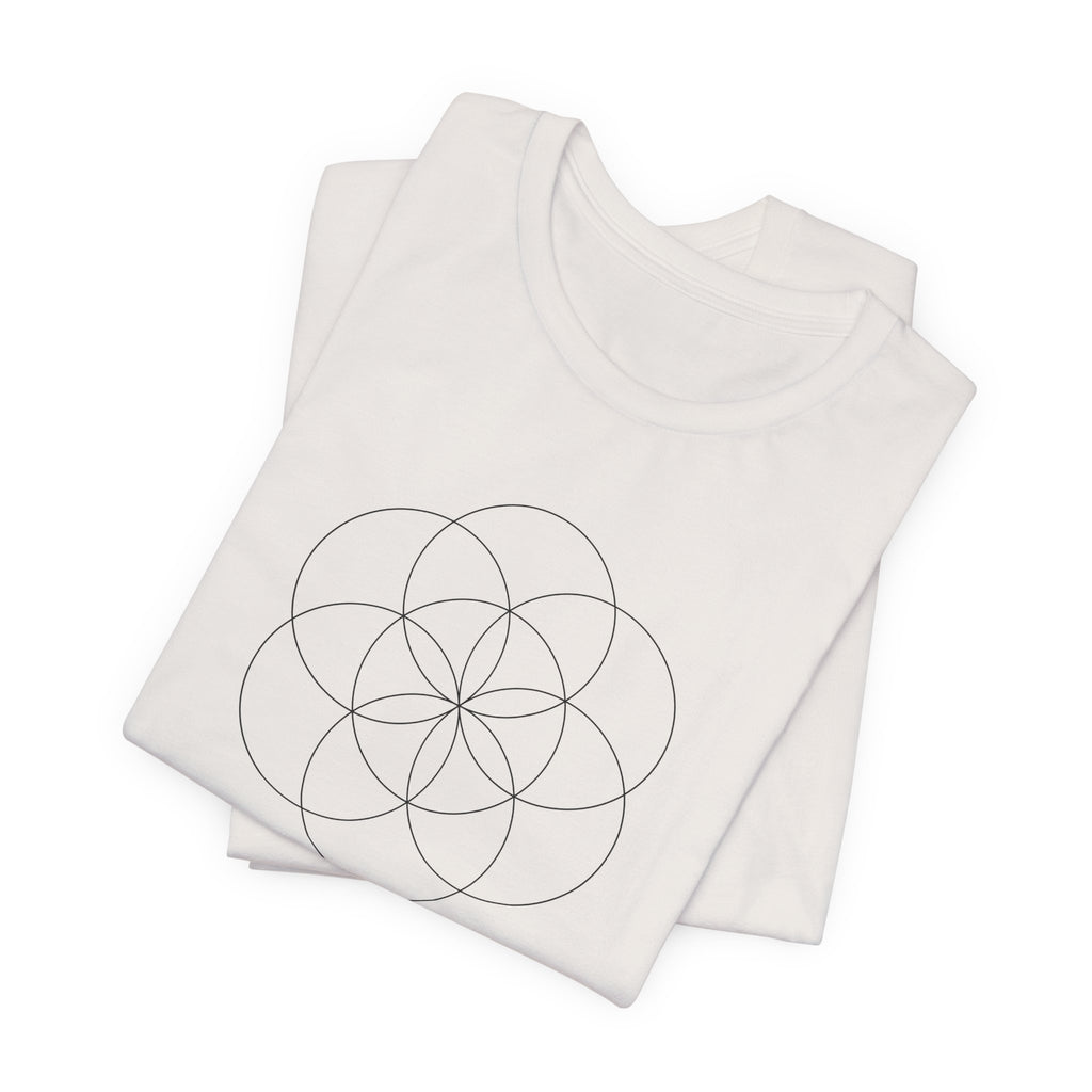 Seed of Life Sacred Geometry T-Shirt | Creation Symbol Shirt — Spiritual Gift Flower of Life Tee
