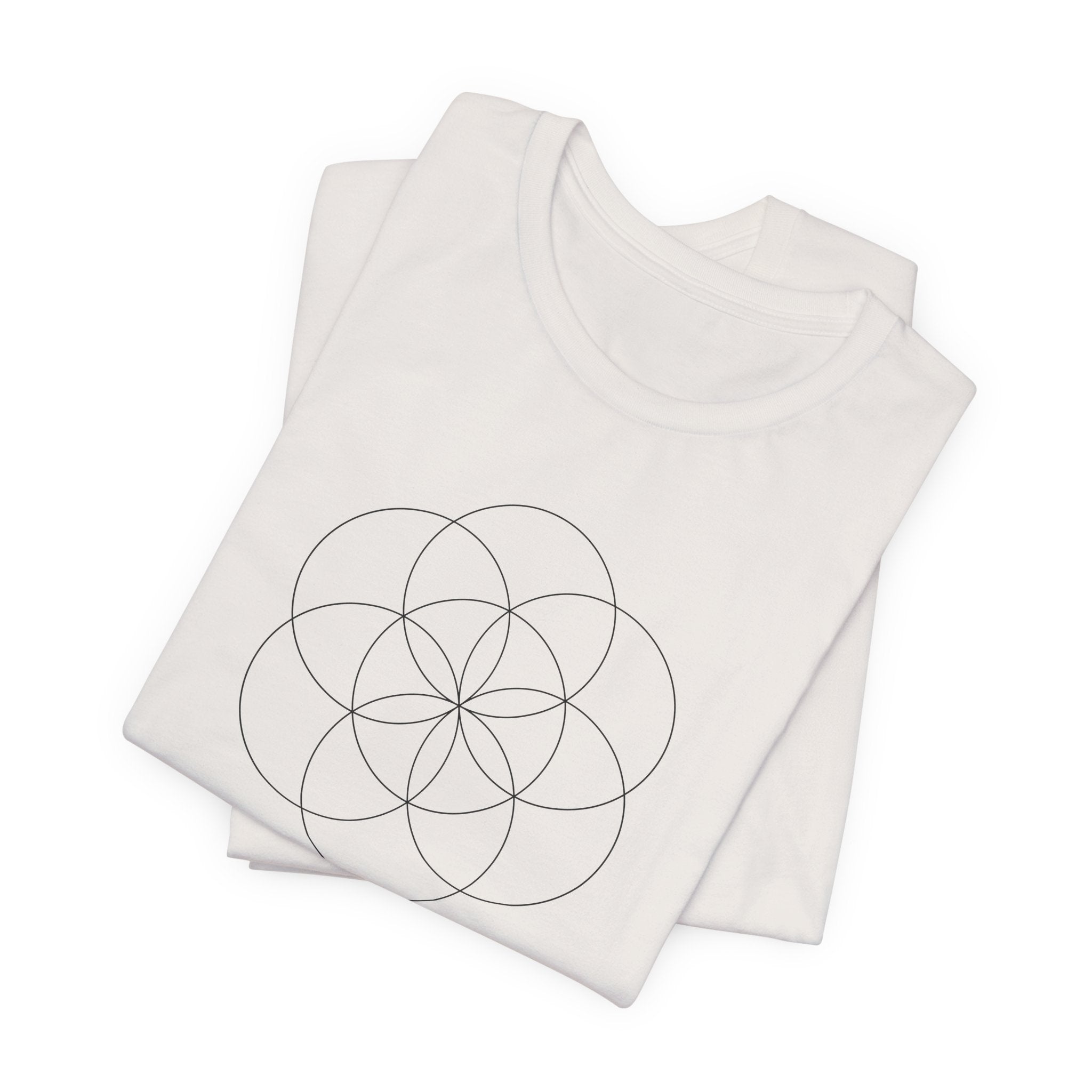 Seed of Life Sacred Geometry T-Shirt | Creation Symbol Shirt — Spiritual Gift Flower of Life Tee