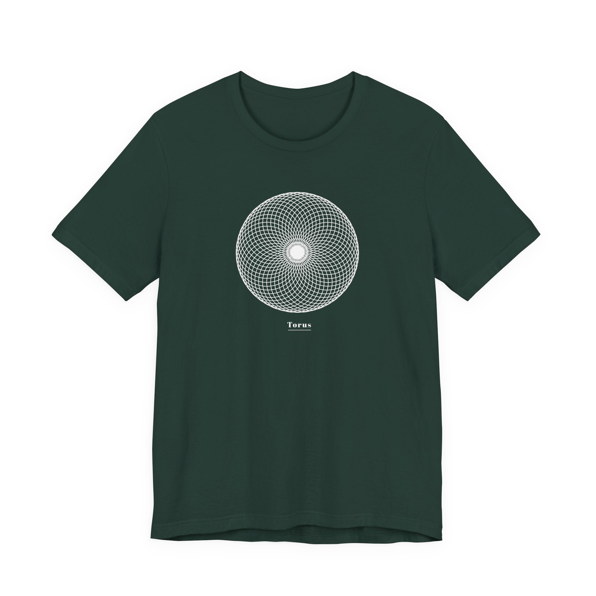 Torus Sacred Geometry T-Shirt | Energy Field Shirt — Spiritual Physics Tee Toroidal Flow