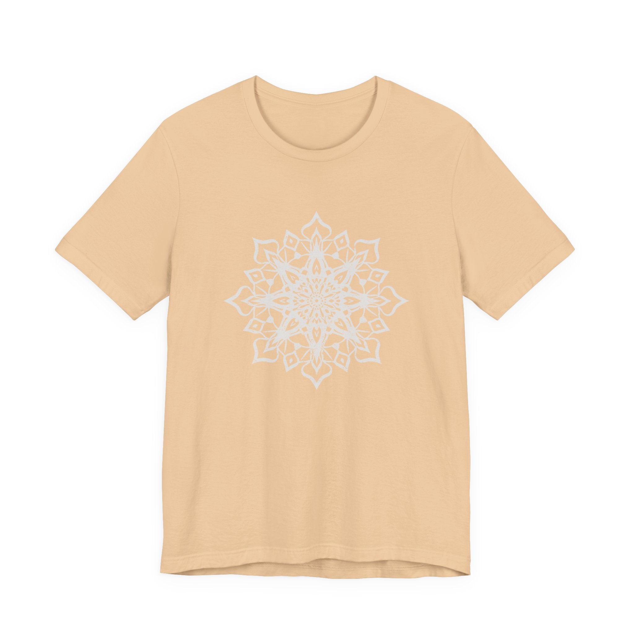 Mandala 1 Distressed T-Shirt | Spiritual Mandala Shirt — Sacred Geometry Gift Tee
