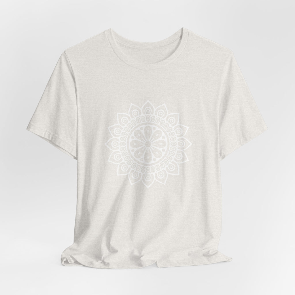 Mandala 8 Distressed T-Shirt | Spiritual Mandala Shirt — Sacred Geometry Gift Tee