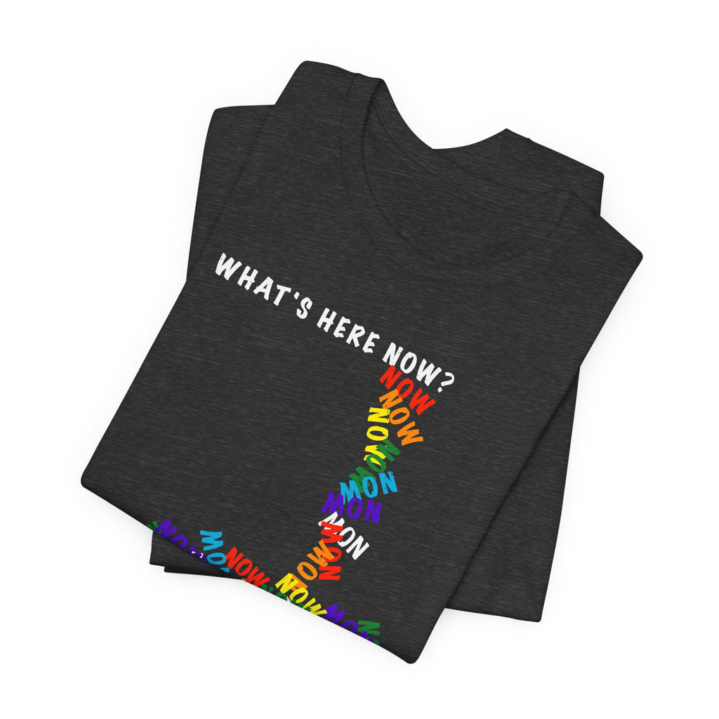 What's Here Now T-Shirt | Mindfulness Shirt — Present Moment Spiritual Awareness Tee