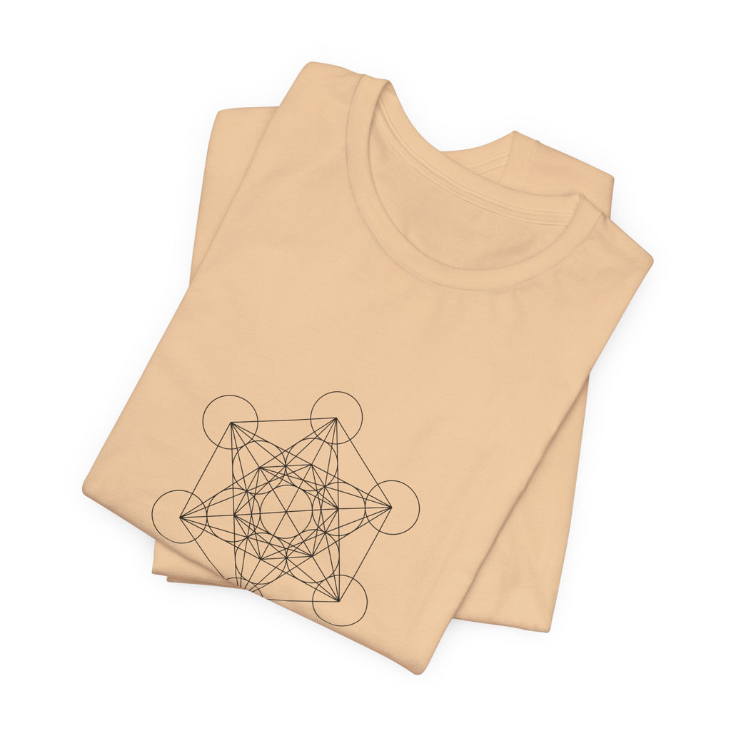 Metatron's Cube Sacred Geometry T-Shirt | Spiritual Shirt — Sacred Math Gift Archangel Tee