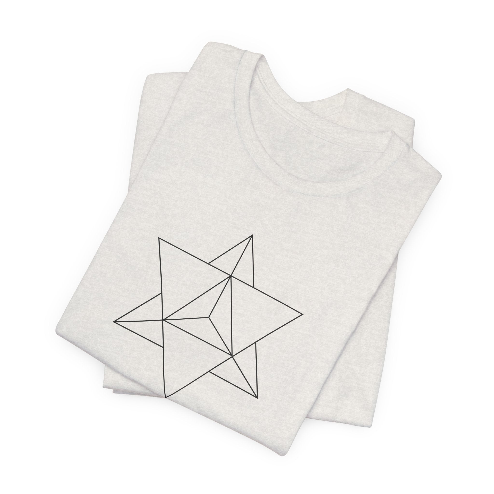 Merkaba Sacred Geometry T-Shirt | Spiritual Awakening Shirt — Metaphysical Gift for Yoga Meditation