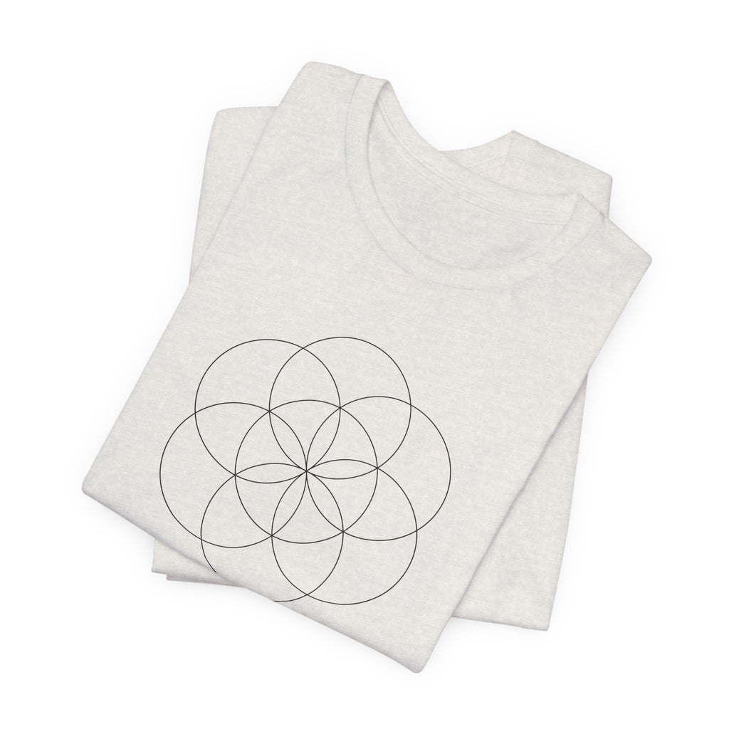 Seed of Life Sacred Geometry T-Shirt | Creation Symbol Shirt — Spiritual Gift Flower of Life Tee