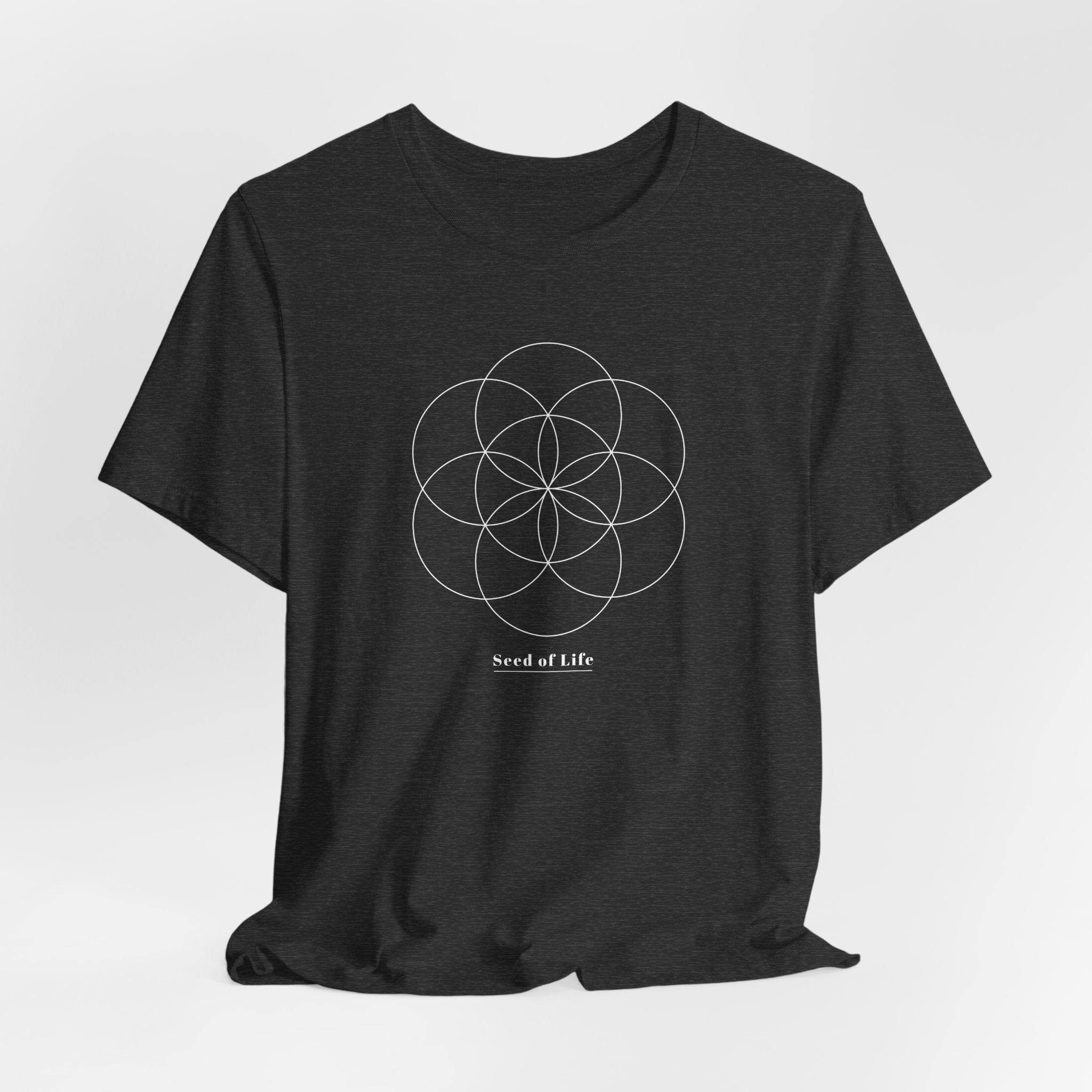 Seed of Life Sacred Geometry T-Shirt | Creation Symbol Shirt — Spiritual Gift Flower of Life Tee