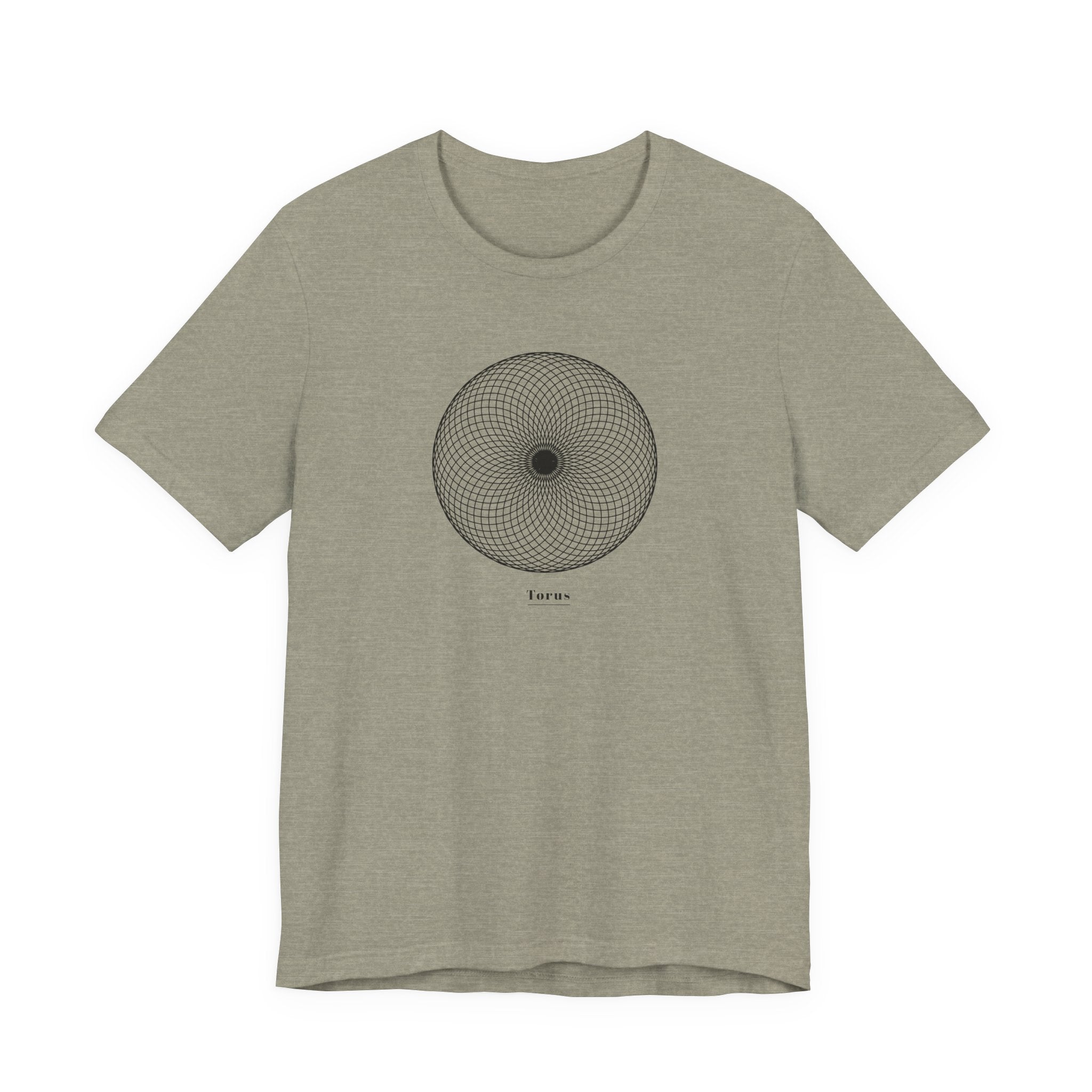 Torus Sacred Geometry T-Shirt | Energy Field Shirt — Spiritual Physics Tee Toroidal Flow