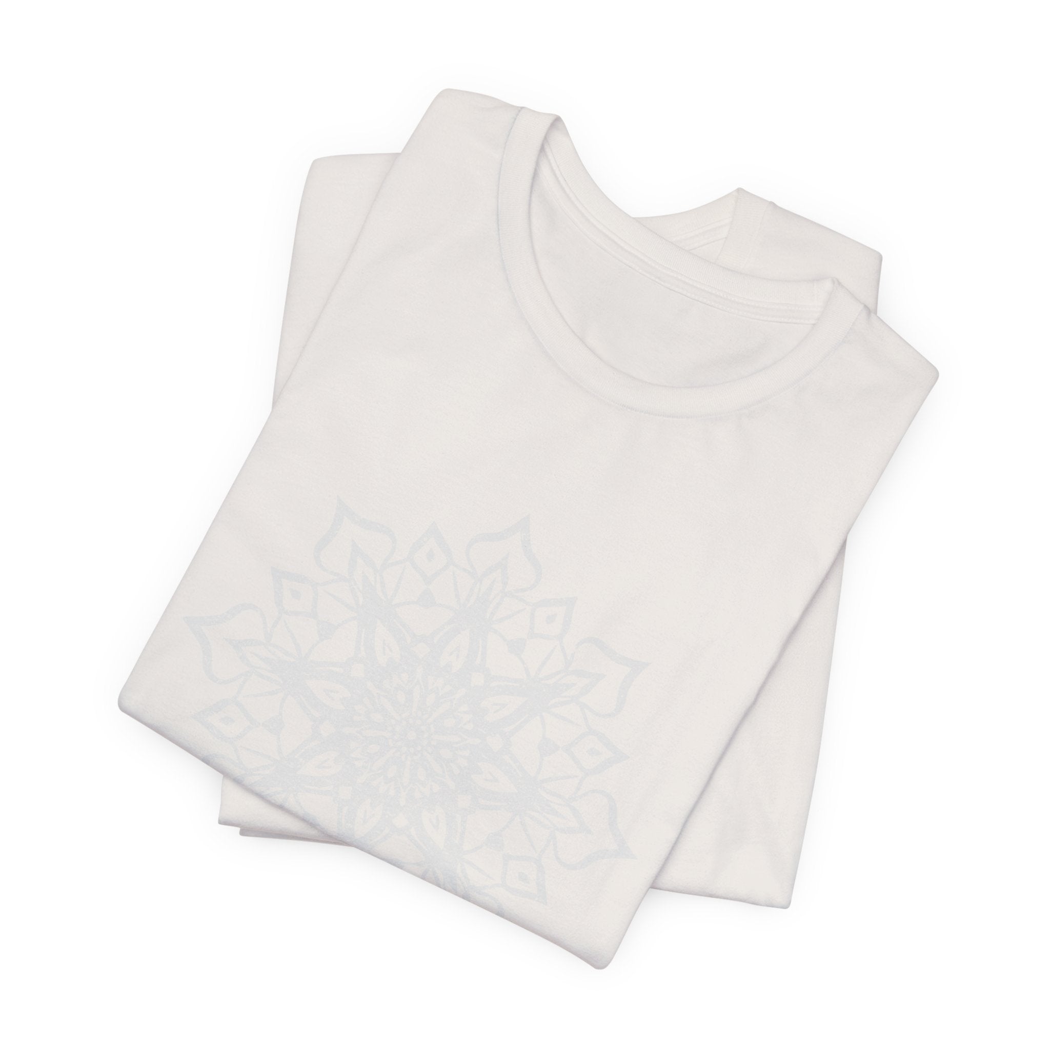 Mandala 1 Distressed T-Shirt | Spiritual Mandala Shirt — Sacred Geometry Gift Tee