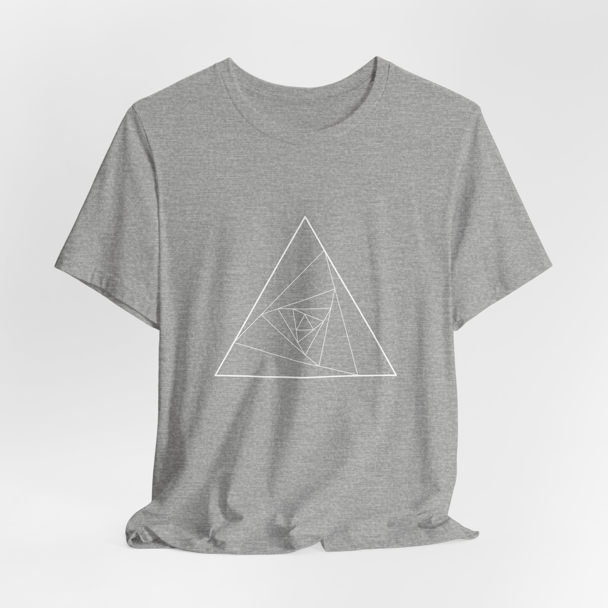 Spinning Triangles Sacred Geometry T-Shirt | Spiritual Shirt — Sacred Math Awakening Tee